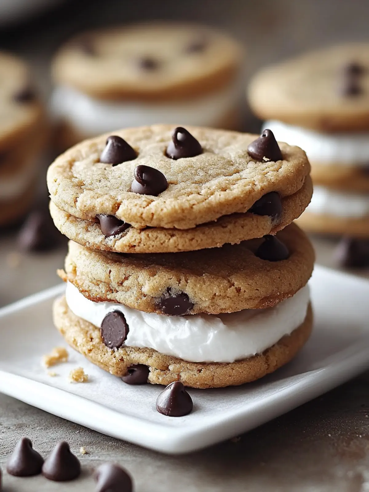 Decadent Mini Chocolate Chip Sandwich Cookies You ll Love 2 Mini Chocolate Chip Sandwich Cookies