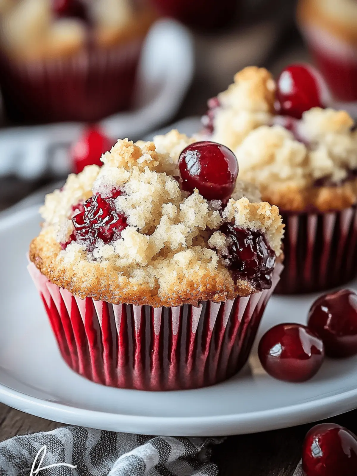 Deliciously Easy Cherry Cobbler Muffins for Every Occasion 2 Cherry Cobbler Muffins