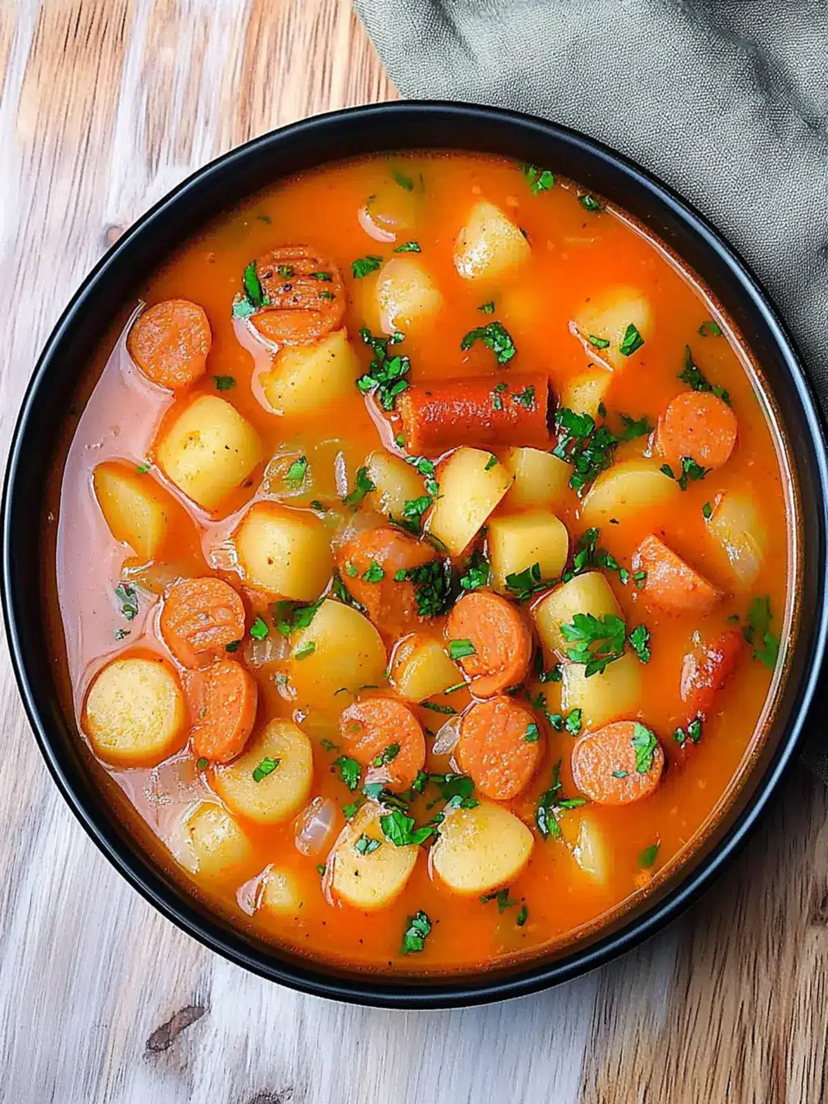 Savory Hot Dog Soup: Comfort in Every Bowl 2 Hot Dog Soup
