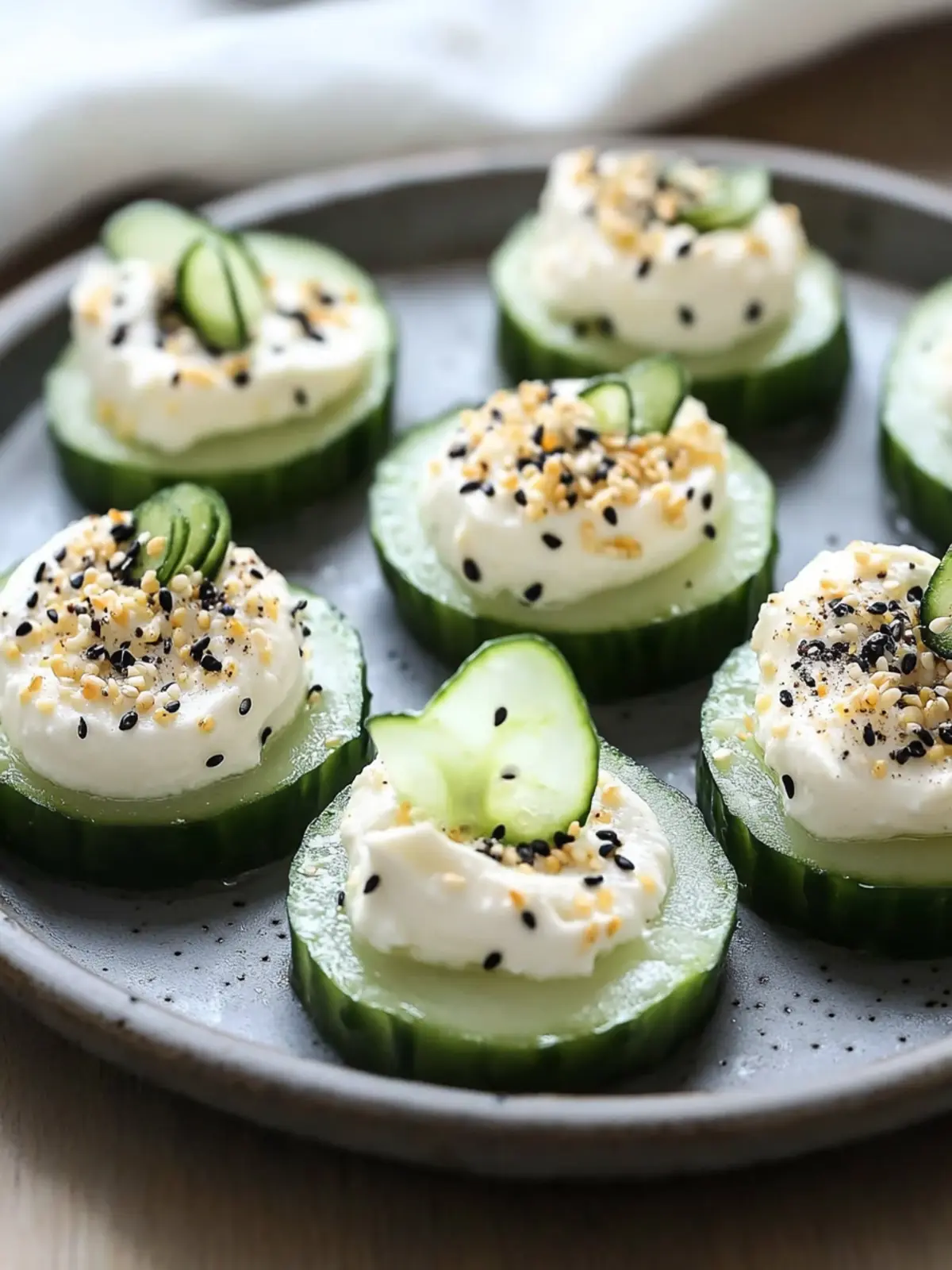 Super Tasty Everything Bagel Cucumber Bites You Must Try 2 Everything Bagel Cucumber Bites