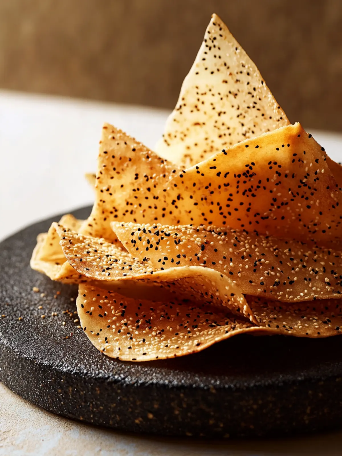Crisp Sesame Seed Tuiles: A Simple Yet Elegant Delight 4 Crisp Sesame Seed Tuiles