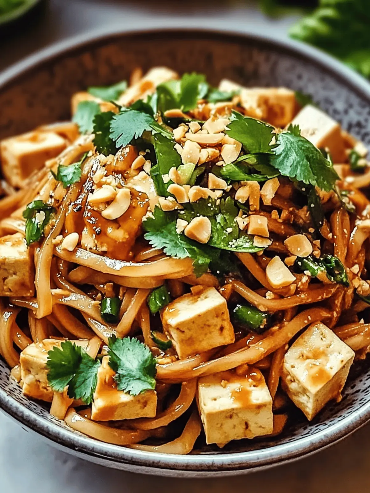 Delicious Thai Peanut Tofu Noodles for Comfort Food Lovers 3 Thai Peanut Tofu Noodles