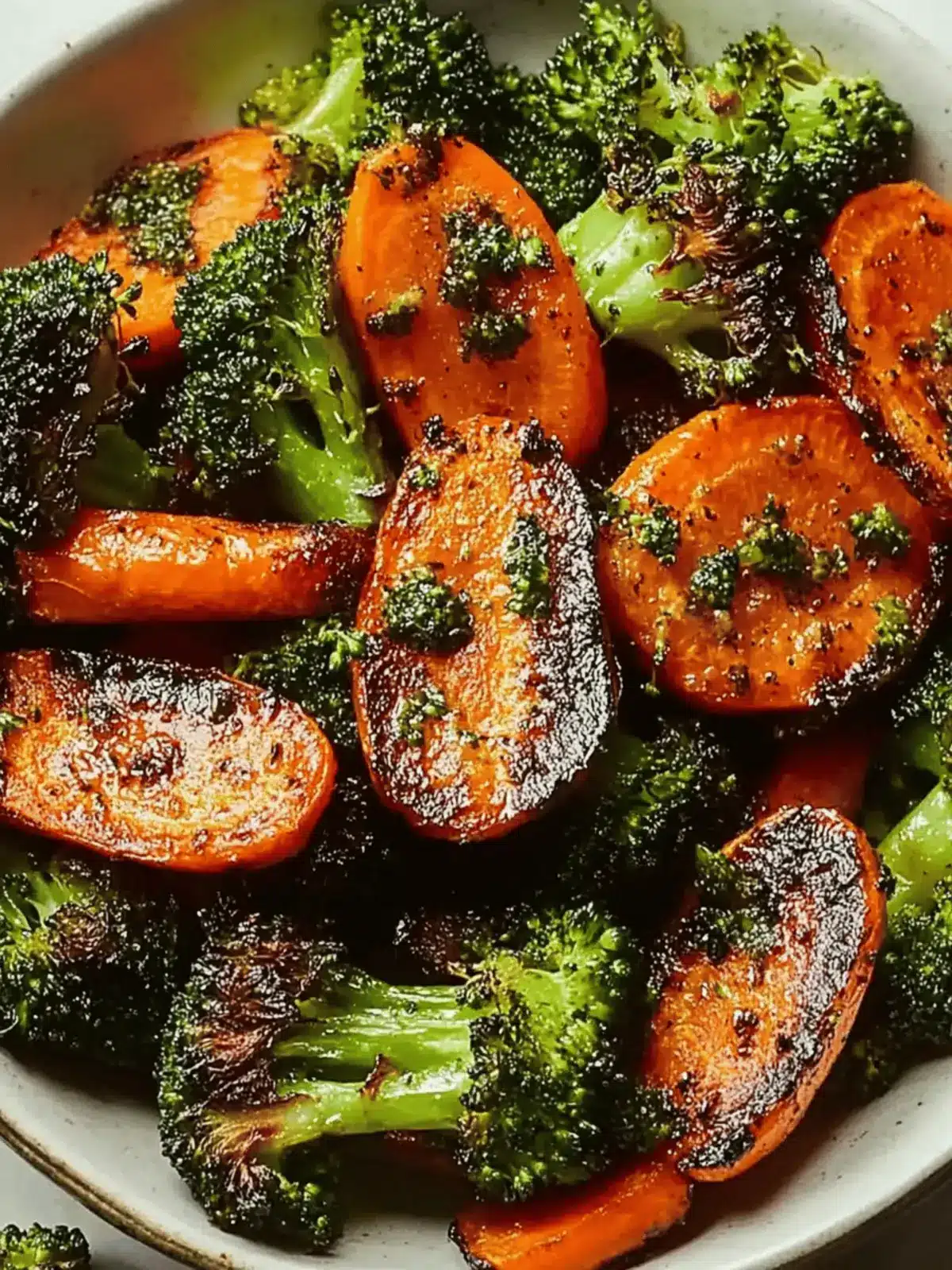 Crispy Roasted Broccoli and Carrots for a Perfect Side Dish 4 Roasted Broccoli and Carrots
