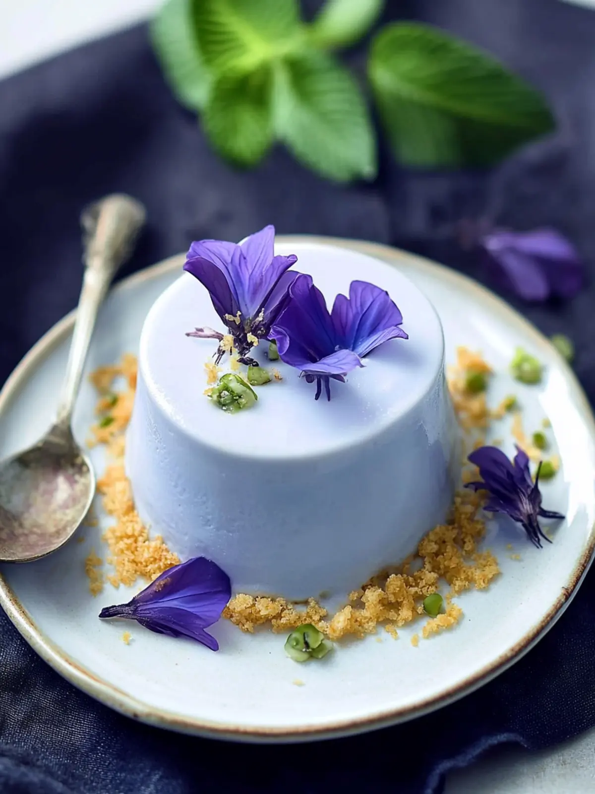 Delightful Butterfly Pea Infused Panna Cotta Recipe to Try 3 Butterfly Pea Infused Panna Cotta