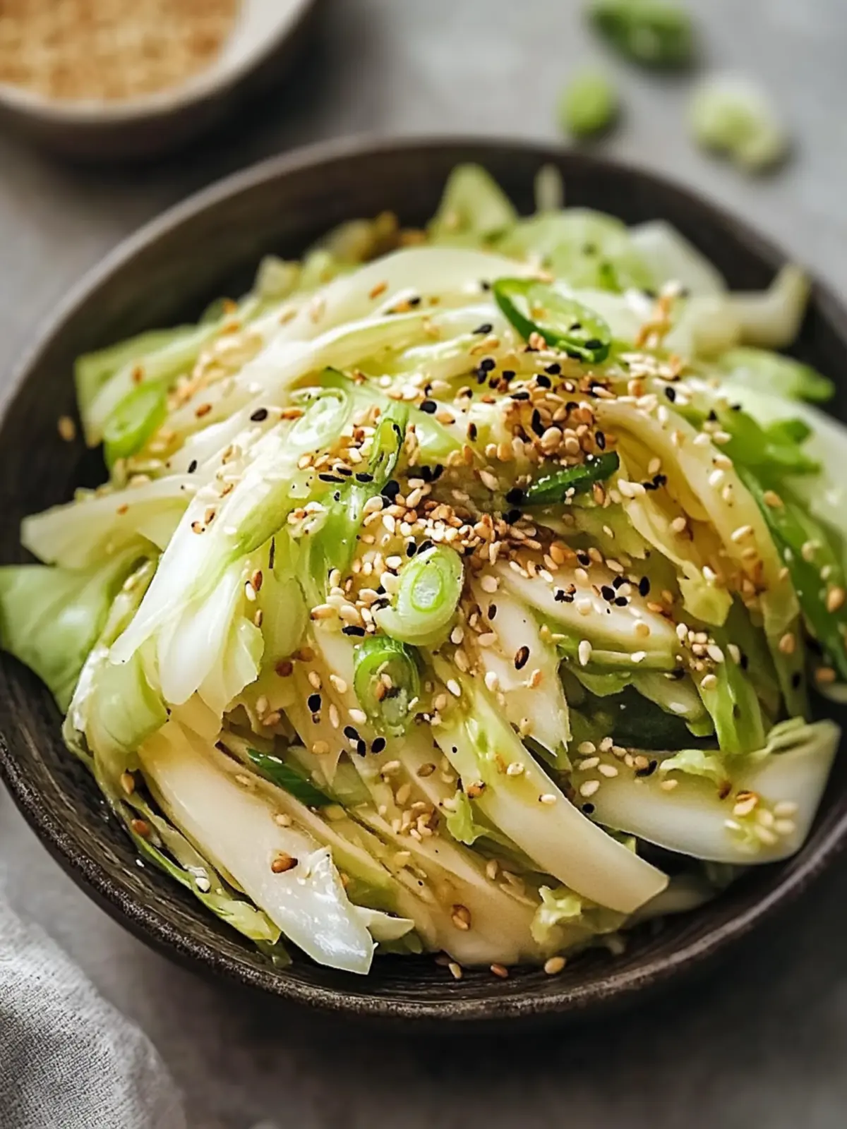 Ginger Sesame Cabbage: Quick, Healthy Crunch in 15 Minutes 3 Ginger Sesame Cabbage
