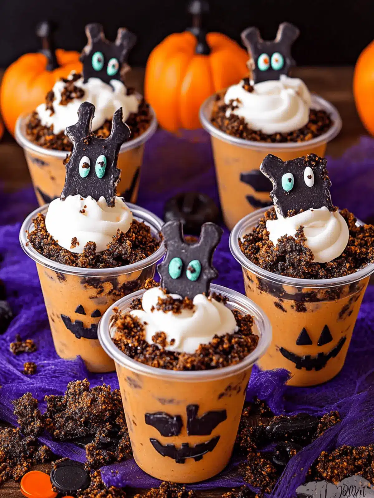Delicious Halloween Graveyard Dirt Cups to Wow Your Guests 3 Halloween Graveyard Dirt Cups