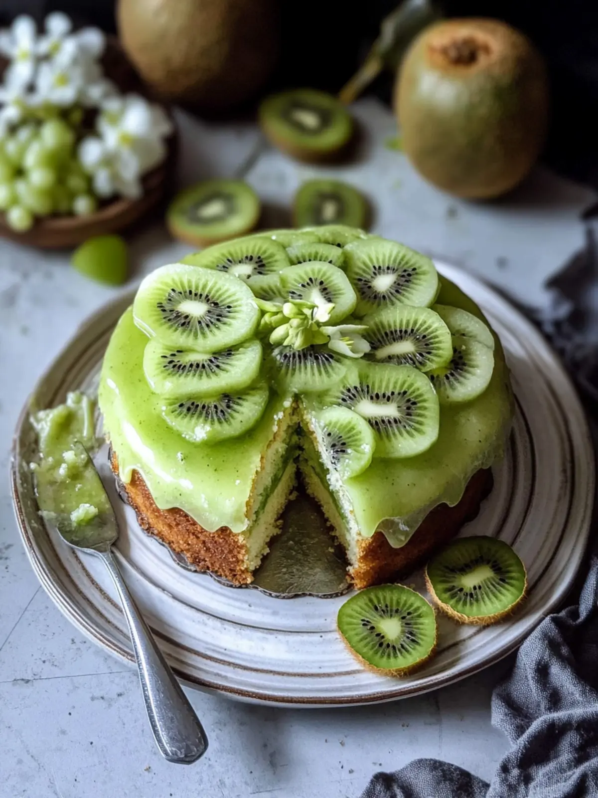 Super Easy Kiwi Blender Cake Perfect for Any Occasion 3 Kiwi Blender Cake