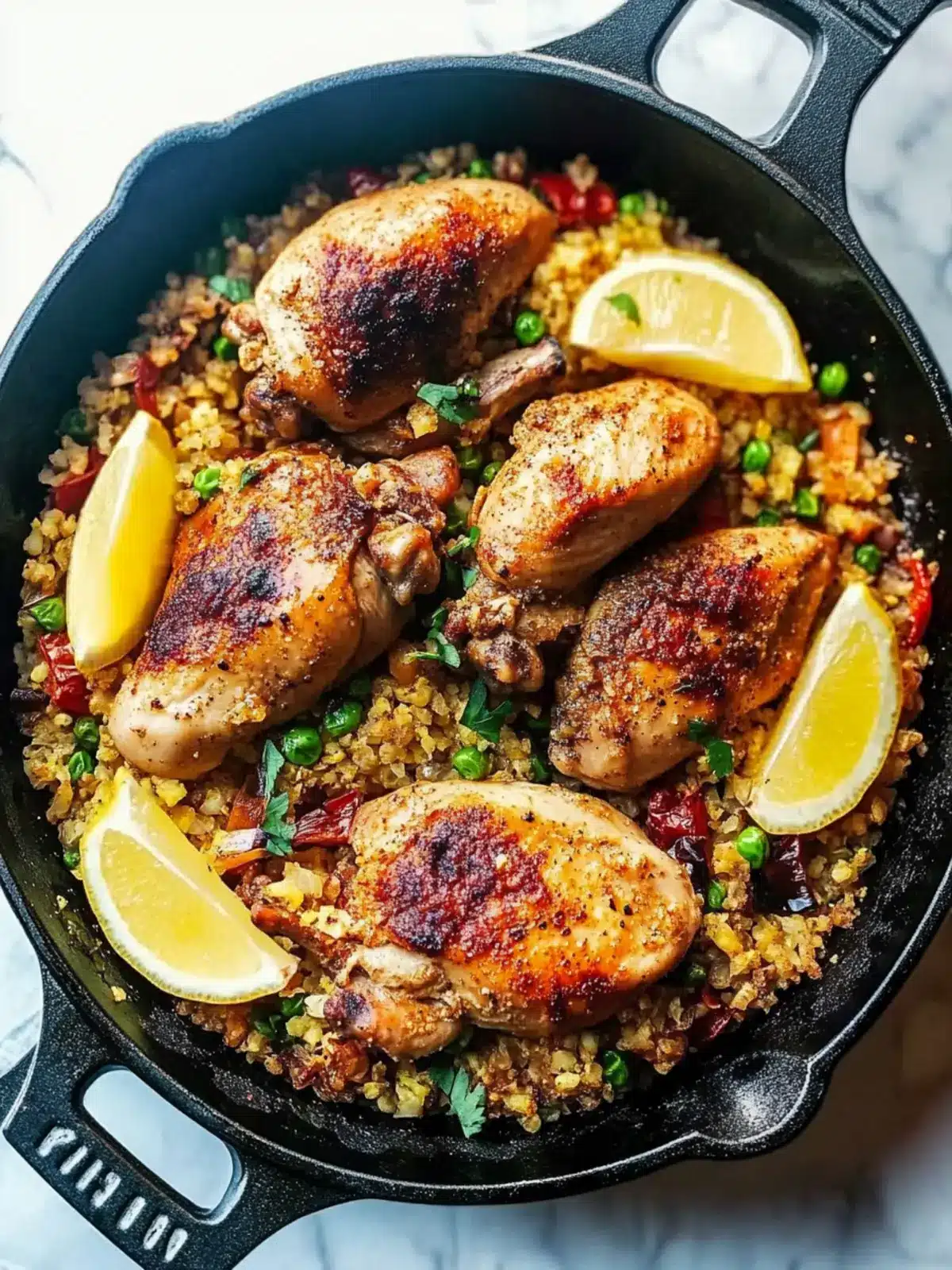 Spanish Chicken And Cauliflower Rice for a Flavorful Feast 4 Spanish Chicken And Cauliflower Rice