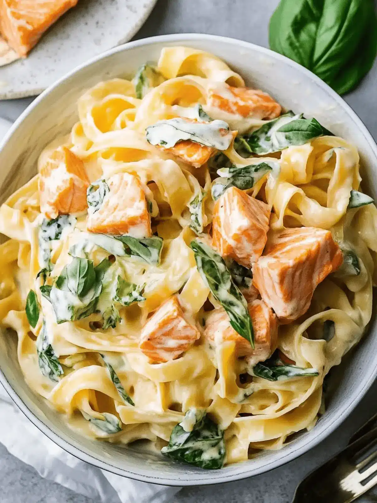 Creamy Salmon Pasta Ready in 25 Minutes for a Family Feast 3 Creamy Salmon Pasta