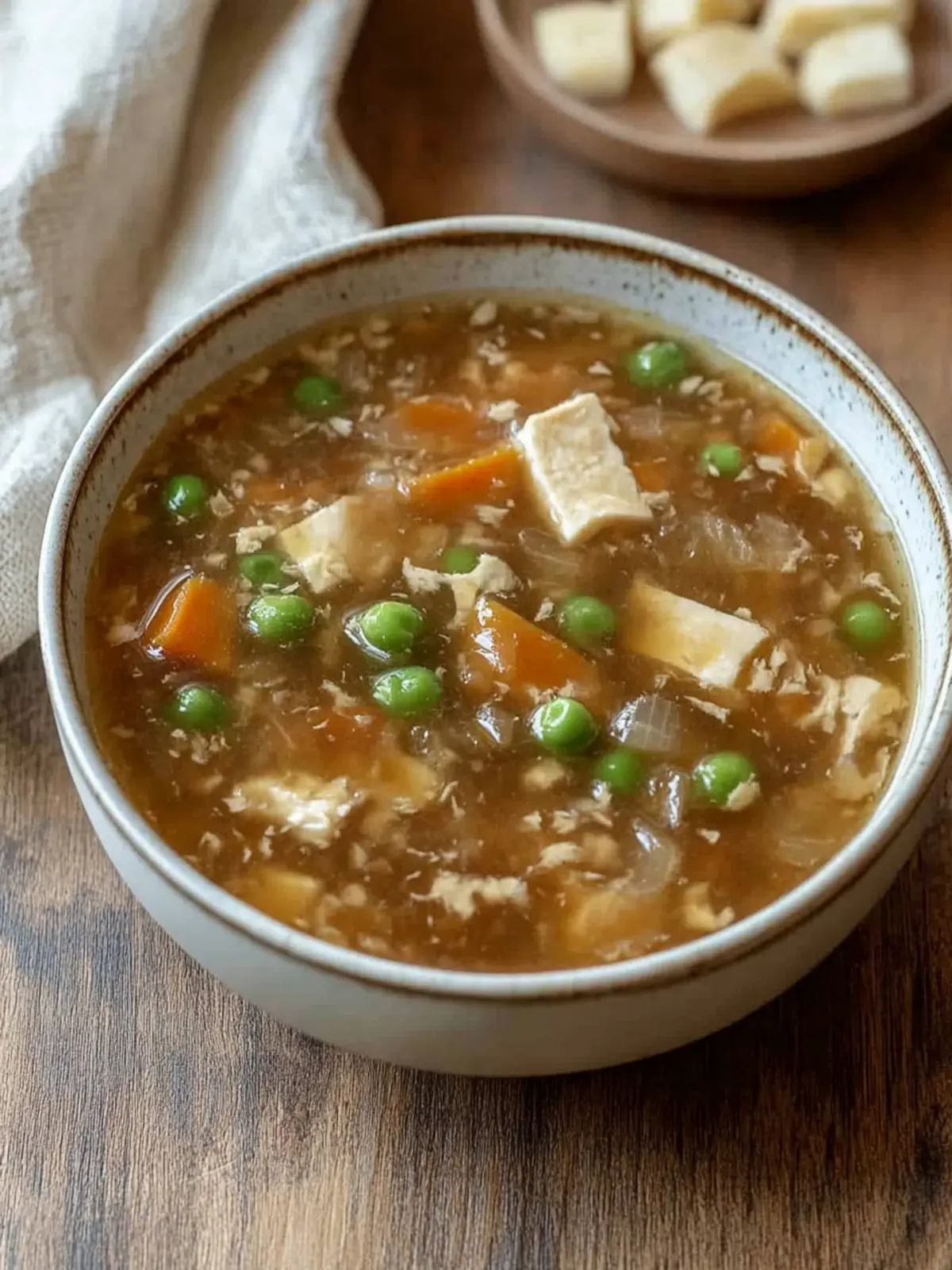 Classic Hot and Sour Soup: Healthy Vegetarian Delight 3 Classic Hot and Sour Soup