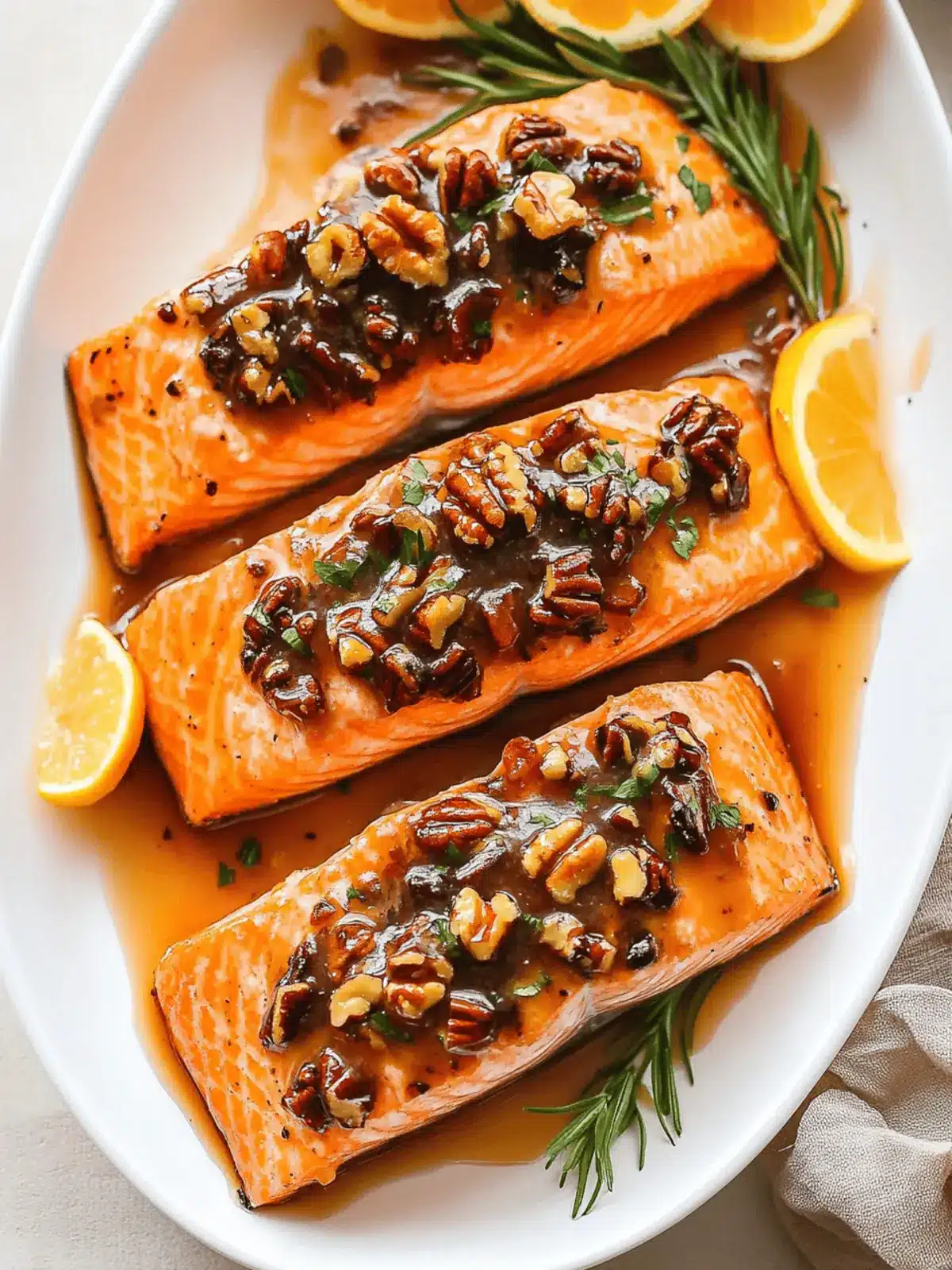 Maple Pecan Glazed Salmon: A Sweet & Savory Delight 3 Maple Pecan Glazed Salmon