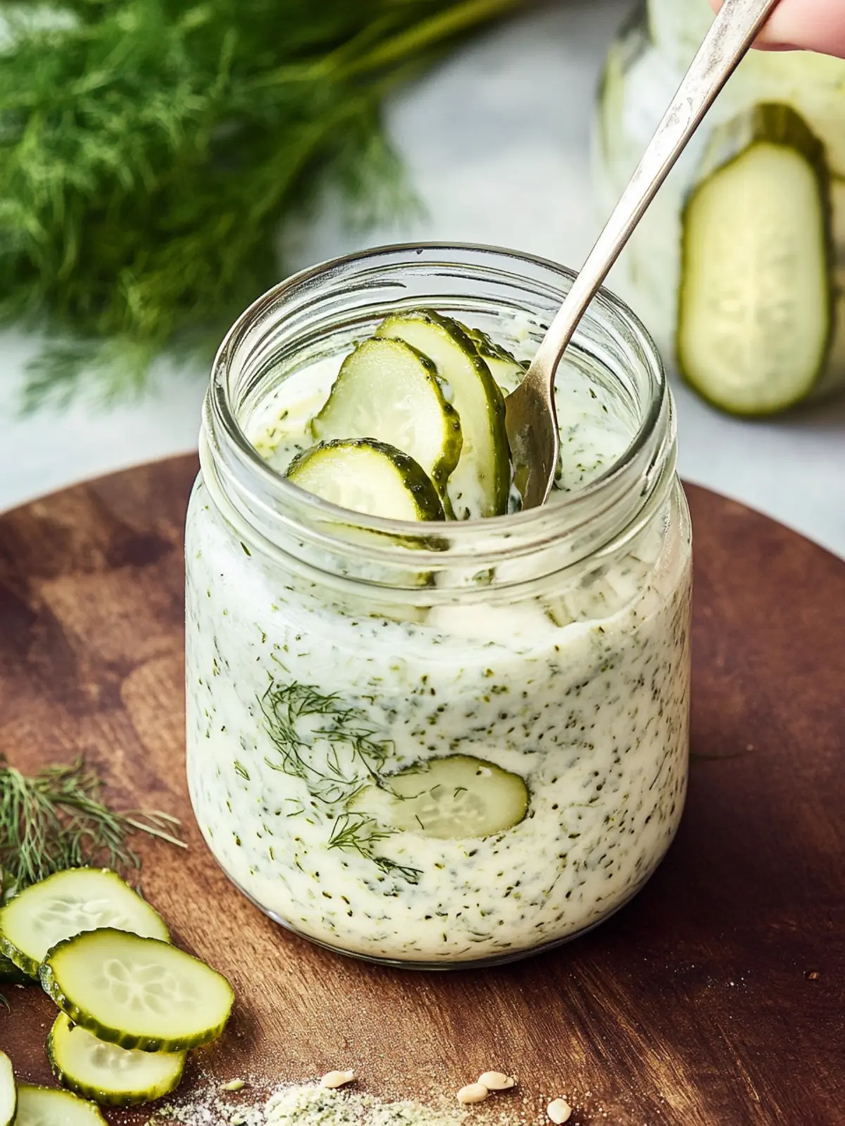 Dill Pickle Cottage Cheese Ranch for a Flavorful Twist 4 Dill Pickle Cottage Cheese Ranch