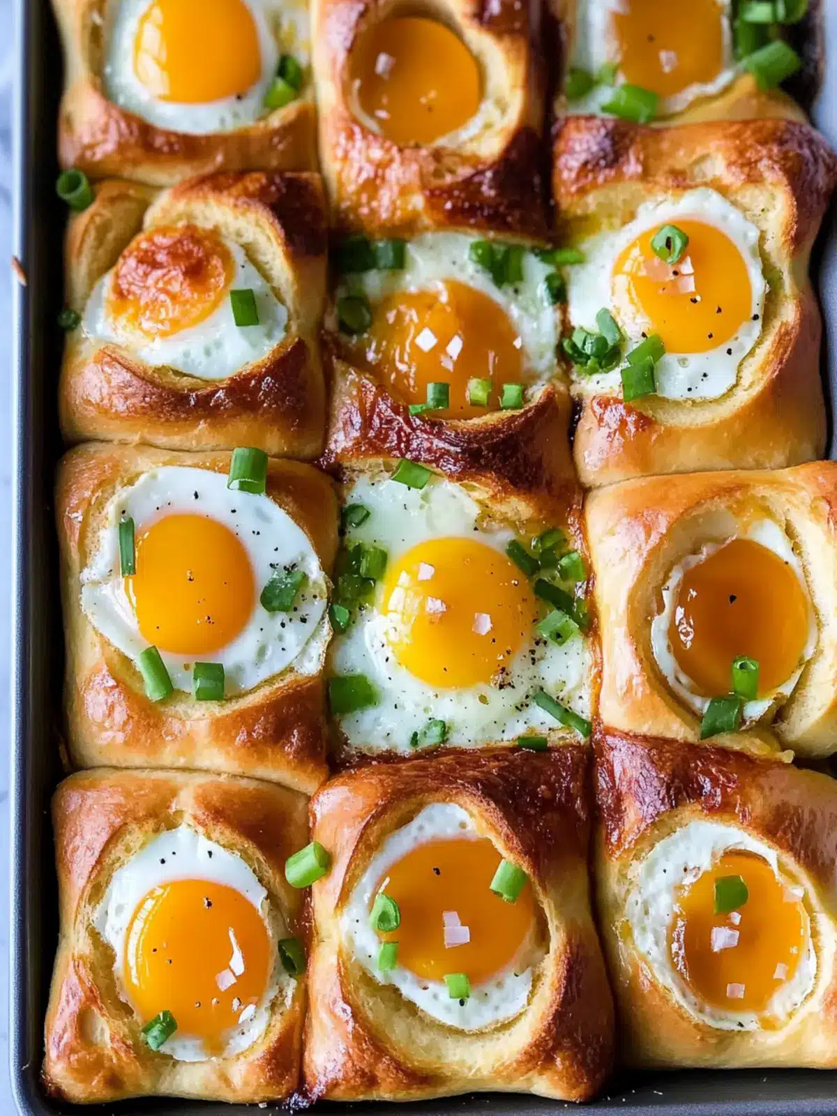 Delicious Egg in a Hole Bake with Dinner Rolls You ll Love 2 Egg in a Hole Bake with Dinner Rolls