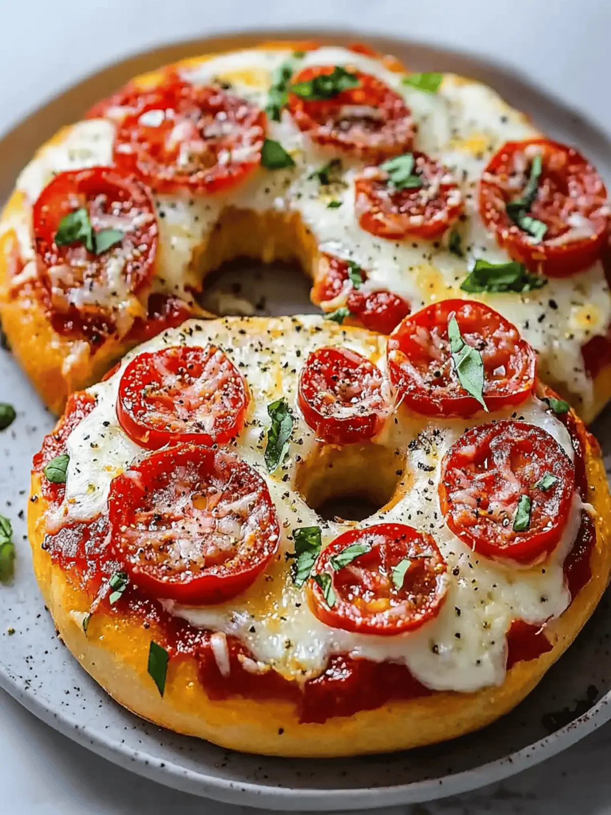 Bagel Pizza Delight: Quick, Crispy, and Totally Delicious 3 Bagel Pizza