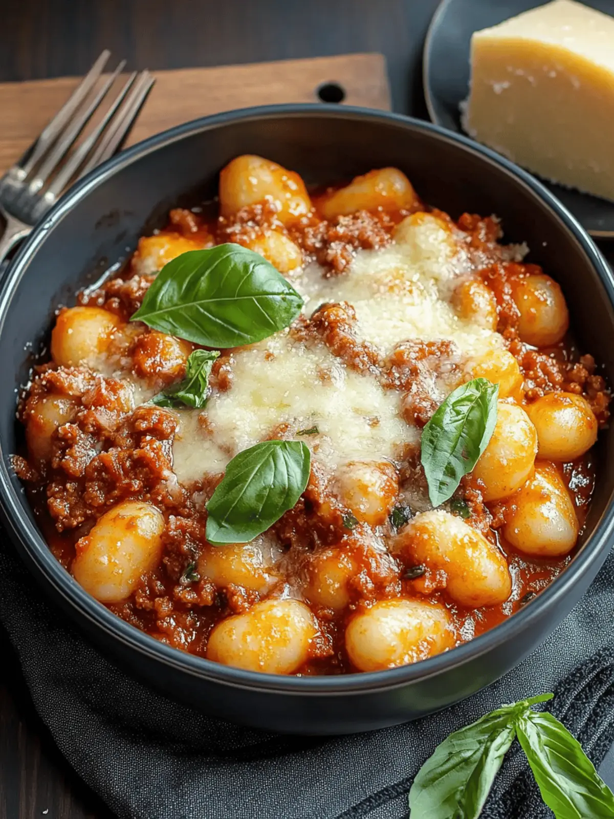 Cheesy Bolognese Gnocchi Bake Your New Favorite Comfort Dish 3 Cheesy Bolognese Gnocchi Bake