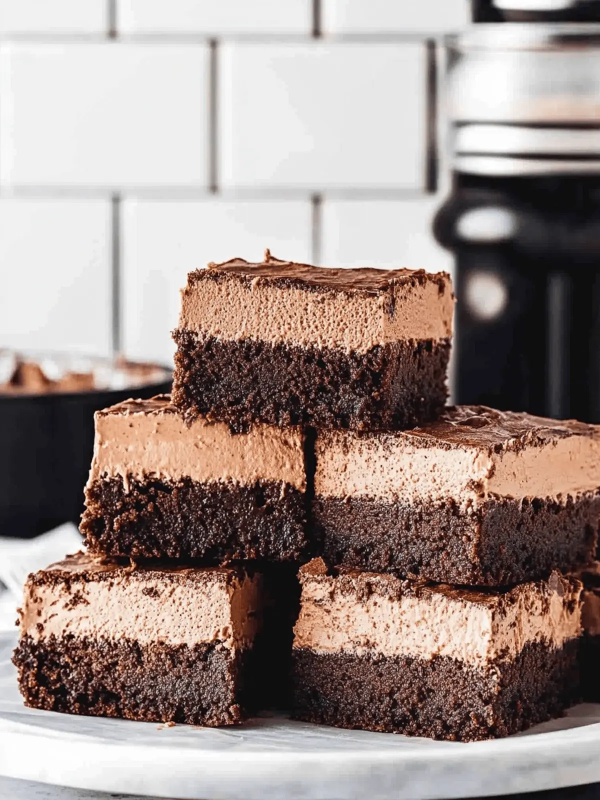 Indulge in Chocolate Mousse Brownies for Pure Bliss 4 Chocolate Mousse Brownies