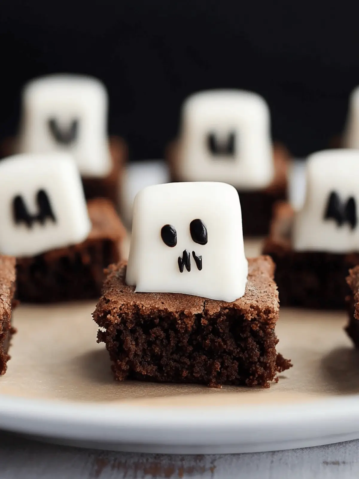 Boo-licious Ghost Brownies: The Ultimate Halloween Treat! 2 Boo-licious Ghost Brownies