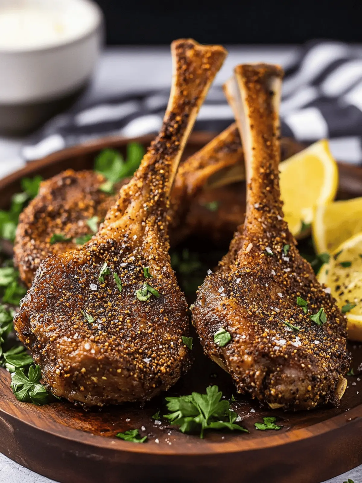 Crispy Fried Lamb Chops with Lemon: A Flavorful Delight 4 Fried Lamb Chops