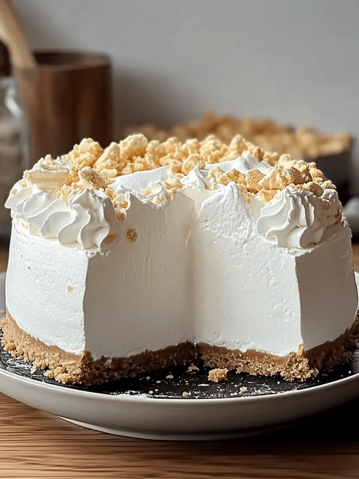 Marshmallow Whip Cheesecake: No-Bake Bliss You Can't Resist 3 Marshmallow Whip Cheesecake