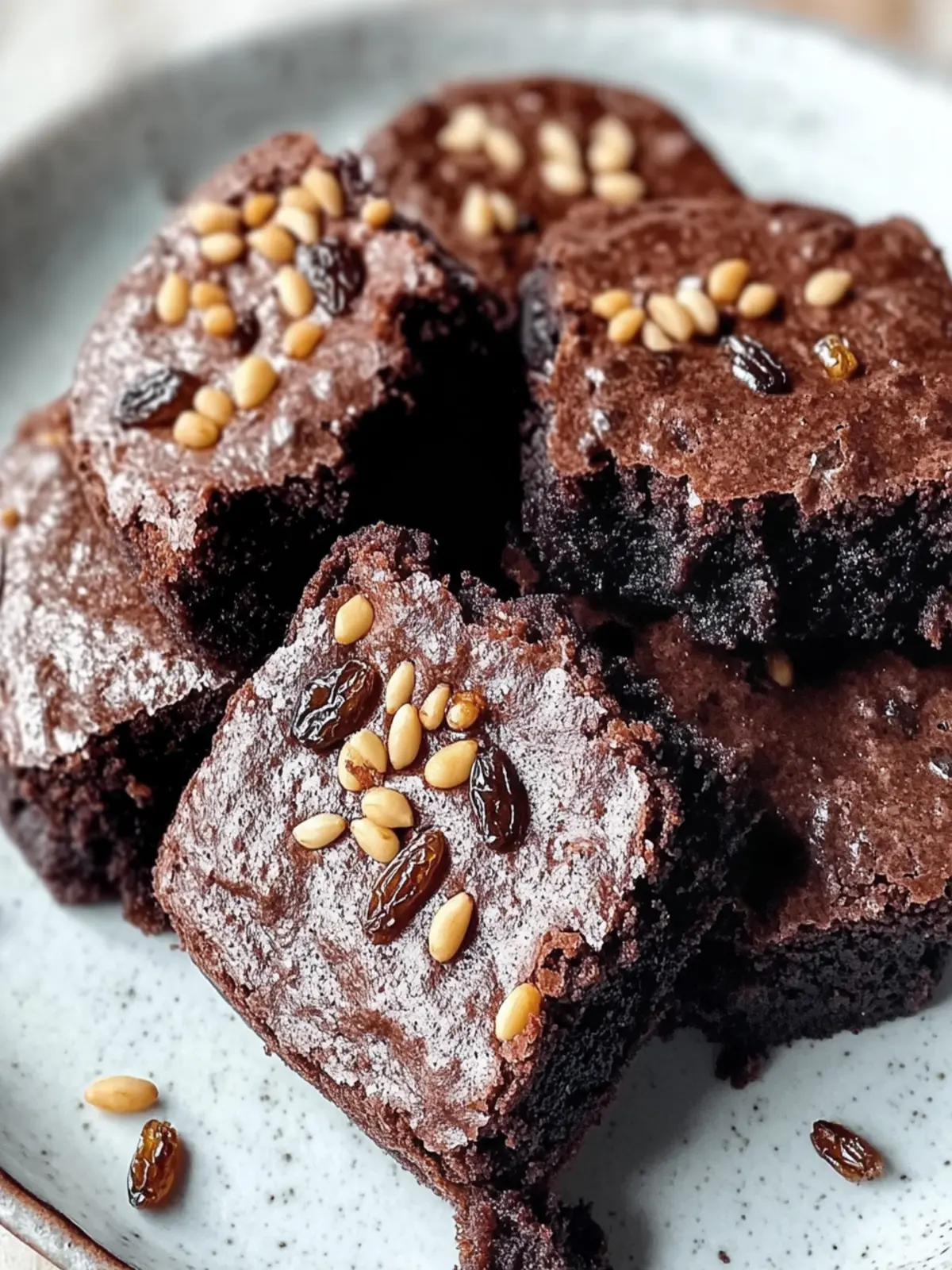 Delicious Tahini Date Brownies: Vegan & Guilt-Free Indulgence 4 Tahini Date Brownies