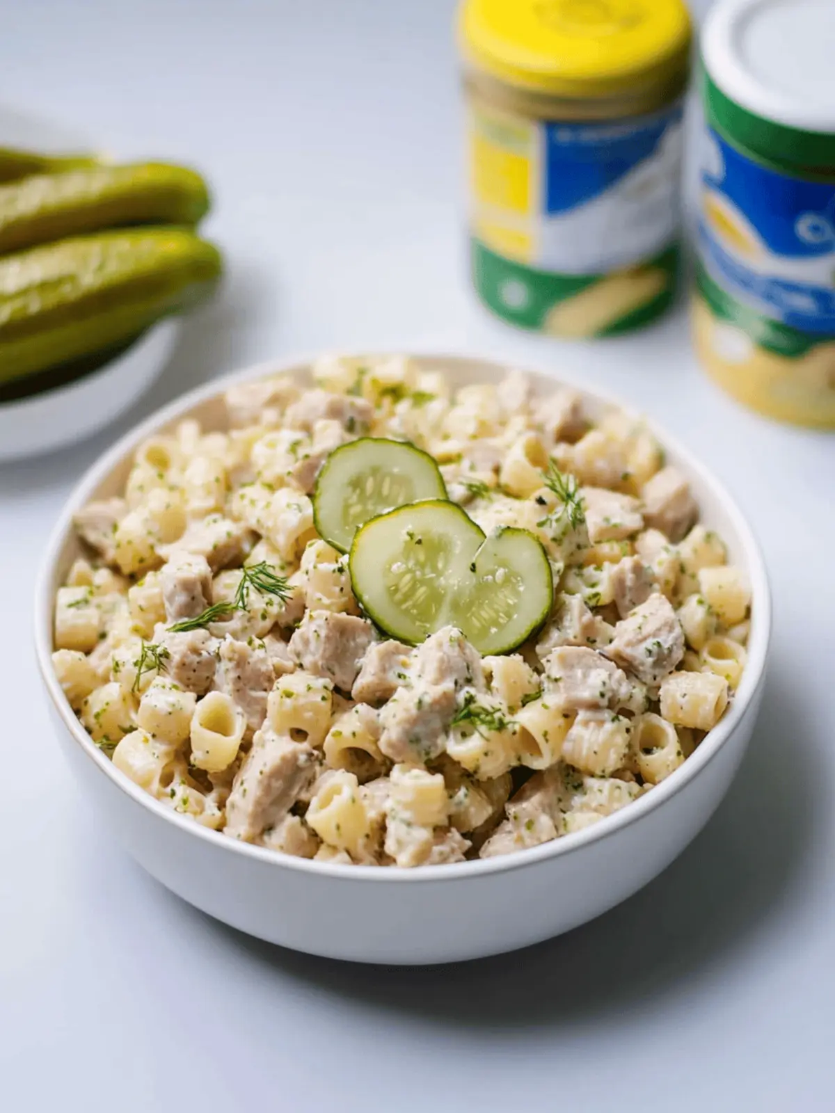 Dill Pickle Tuna Pasta Salad A Zesty Twist on Tradition 4 Dill Pickle Tuna Pasta Salad
