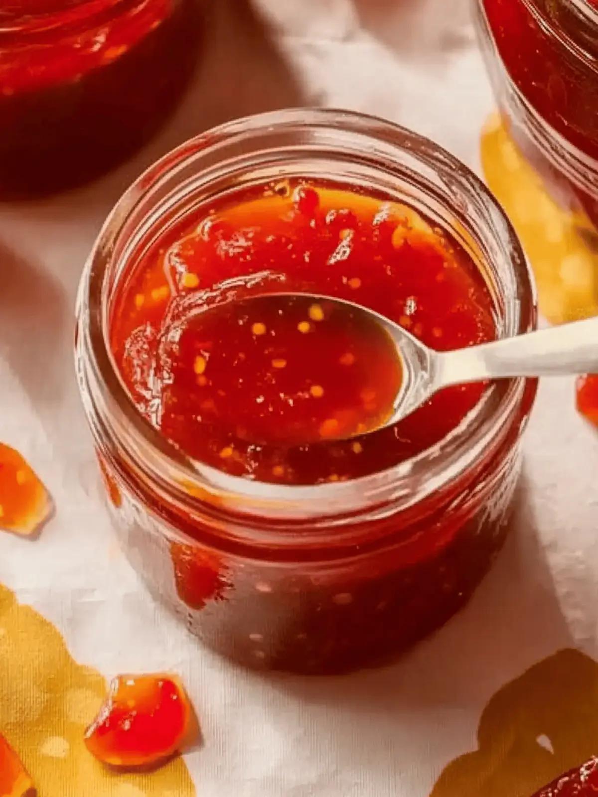 Sweet & Spicy Red Pepper Jelly for Your Next Charcuterie Board 2 Red Pepper Jelly