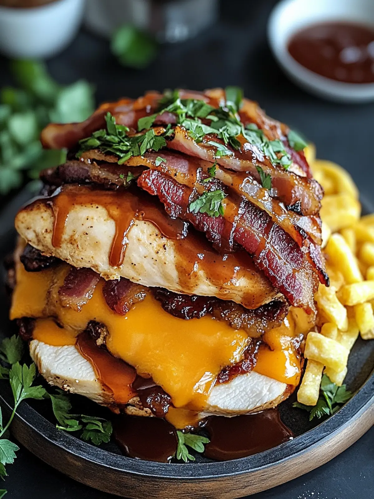 Irresistible Cowboy BBQ Bacon Cheddar Chicken Recipe 2 Cowboy BBQ Bacon Cheddar Chicken