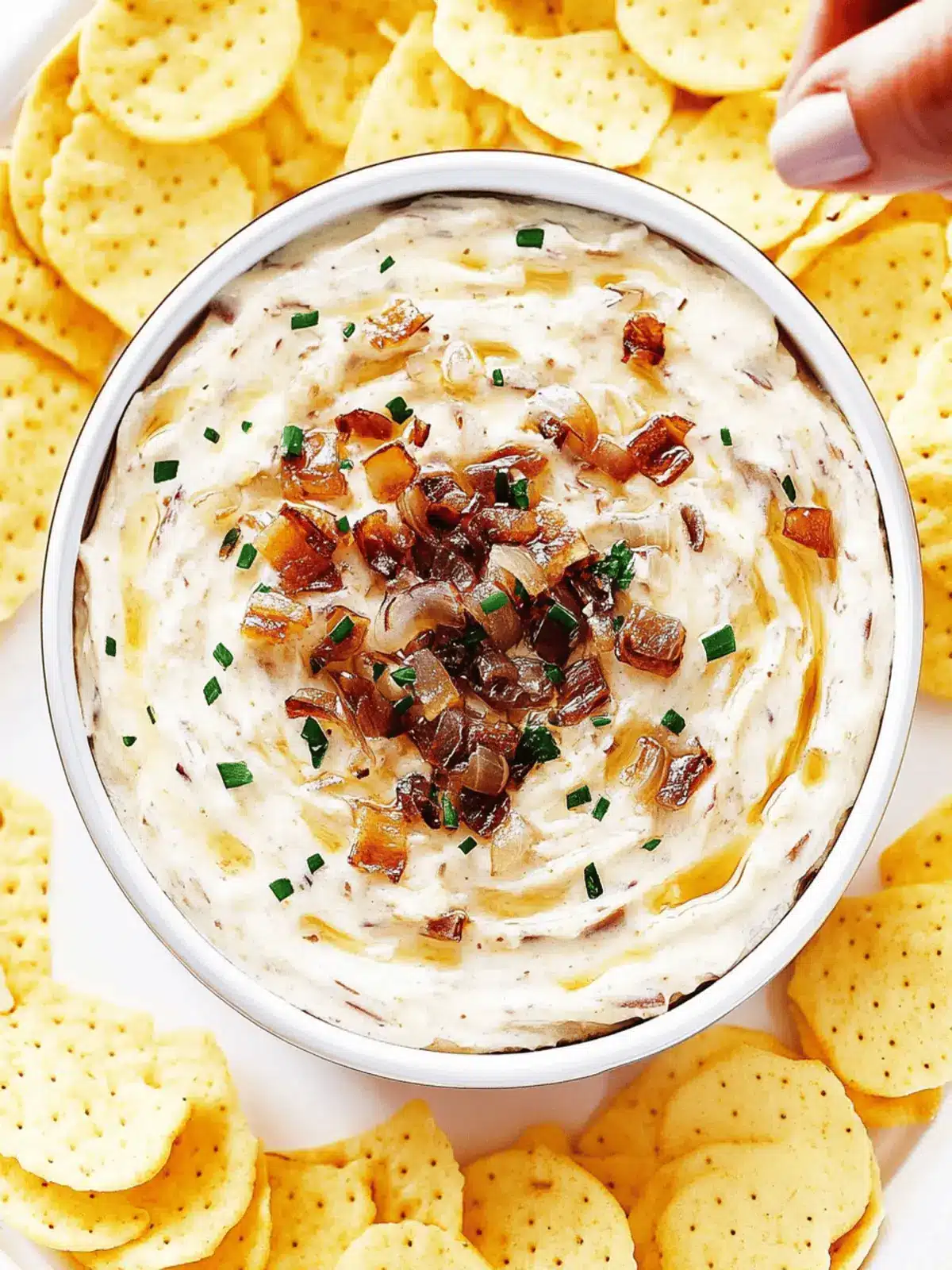 Deliciously Creamy French Onion Dip for Your Next Gathering 3 French Onion Dip