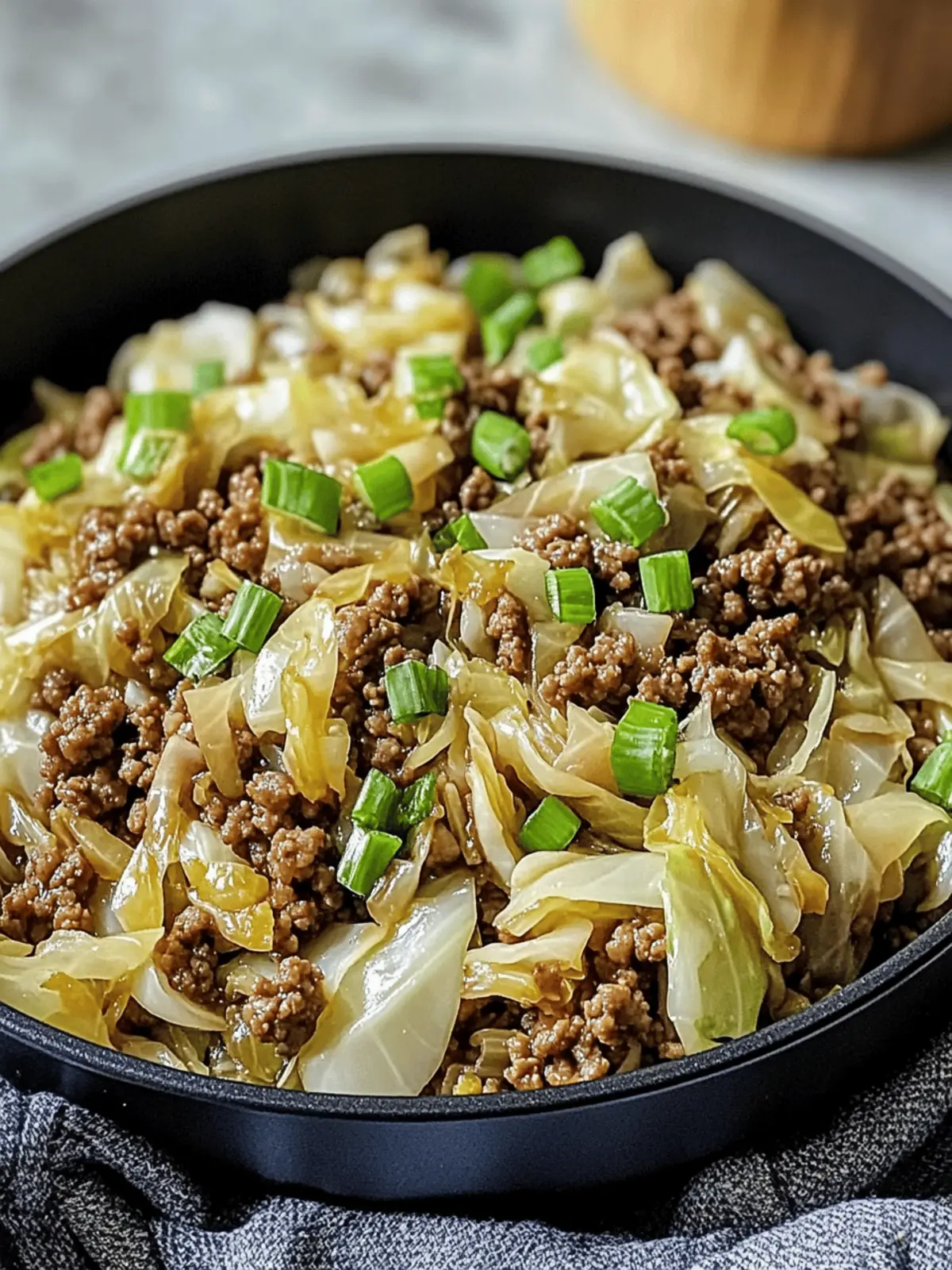 Low-Carb Mongolian Ground Beef and Cabbage in 25 Minutes 3 Low-Carb Mongolian Ground Beef and Cabbage