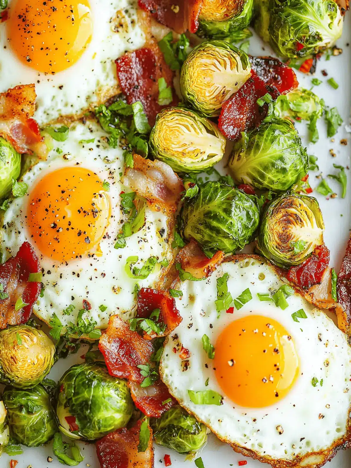 Brussels Sprouts, Eggs and Bacon: A Cozy Brunch Delight 2 Brussels Sprouts, Eggs and Bacon
