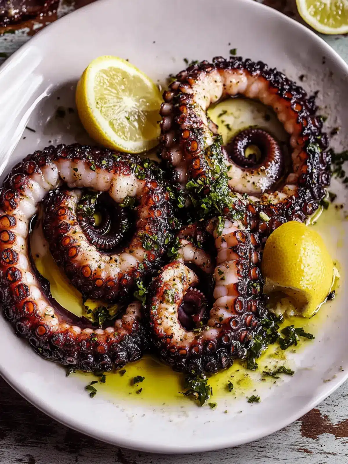 Grilled Octopus Greek-Style: A Mediterranean Summer Delight 4 Grilled Octopus Greek-style