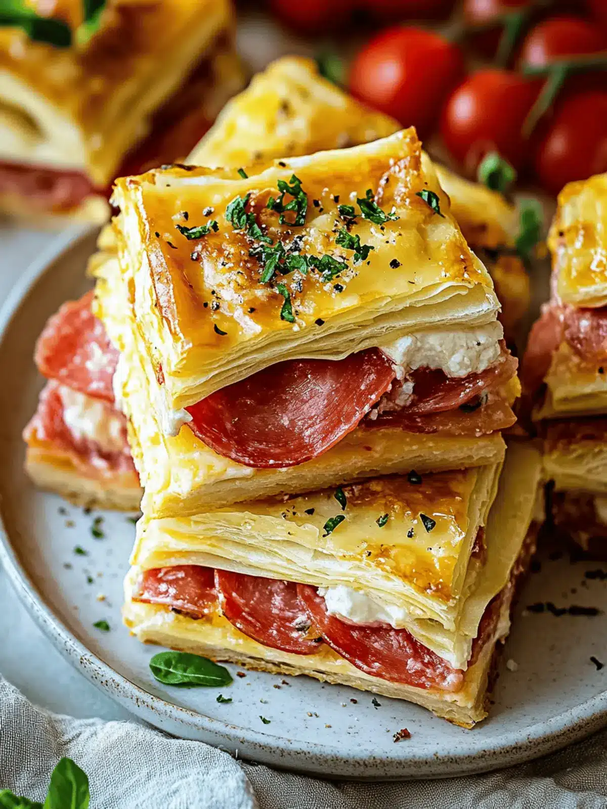 Savory Antipasto Squares Perfect for Any Gathering 3 Antipasto Squares