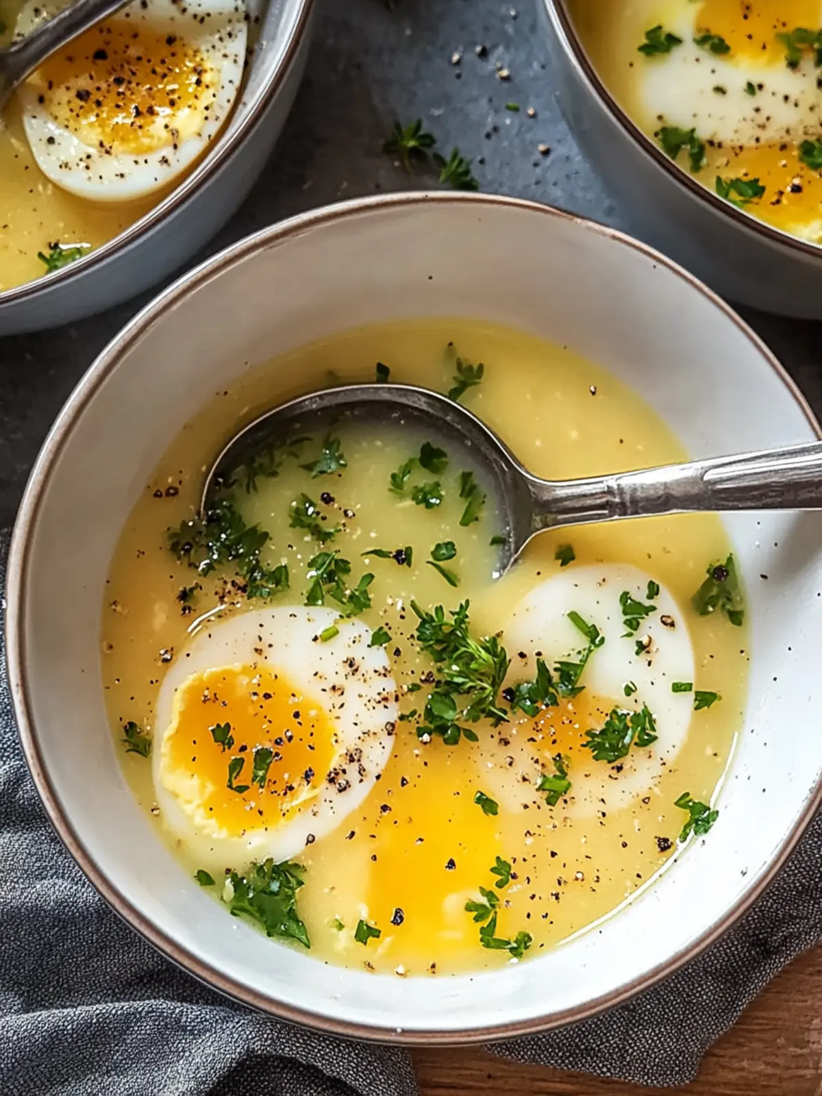 Savory Egg & Garlic Soup for Comforting Homemade Goodness 4 Egg & Garlic Soup