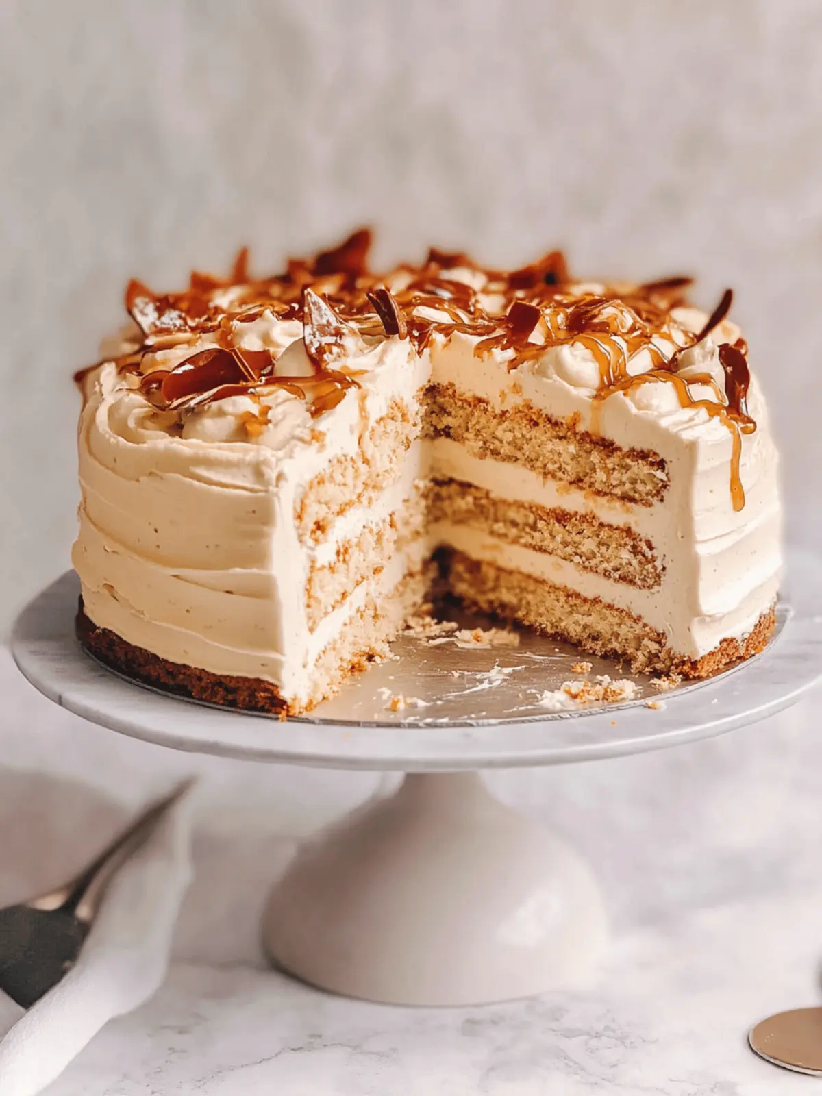 Delight in a Fluffy Caramel Cloud Cake That Melts in Your Mouth 4 Caramel Cloud Cake