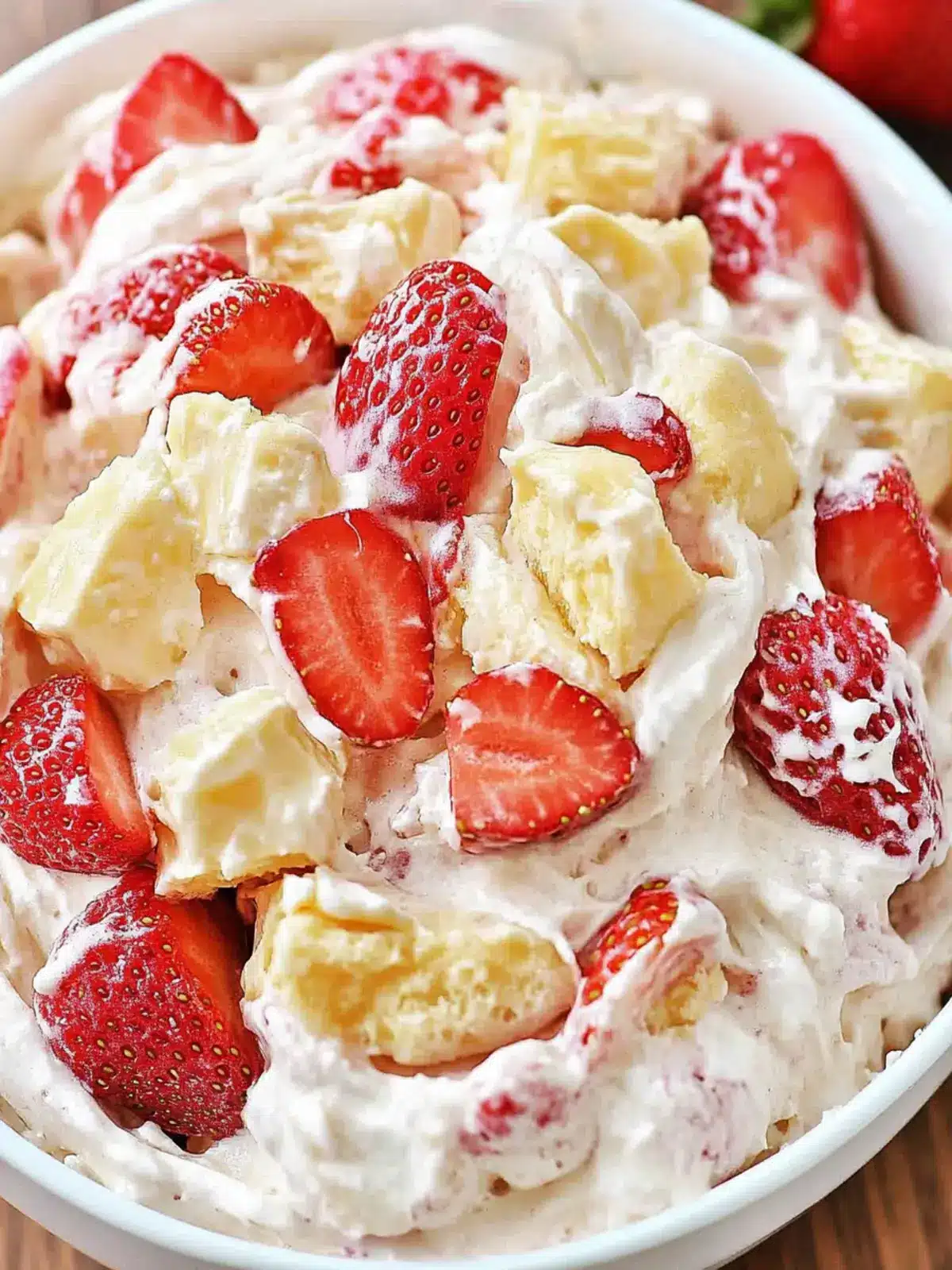 Irresistible Strawberry Cheesecake Salad for Sweet Summer Days 4 Strawberry Cheesecake Salad