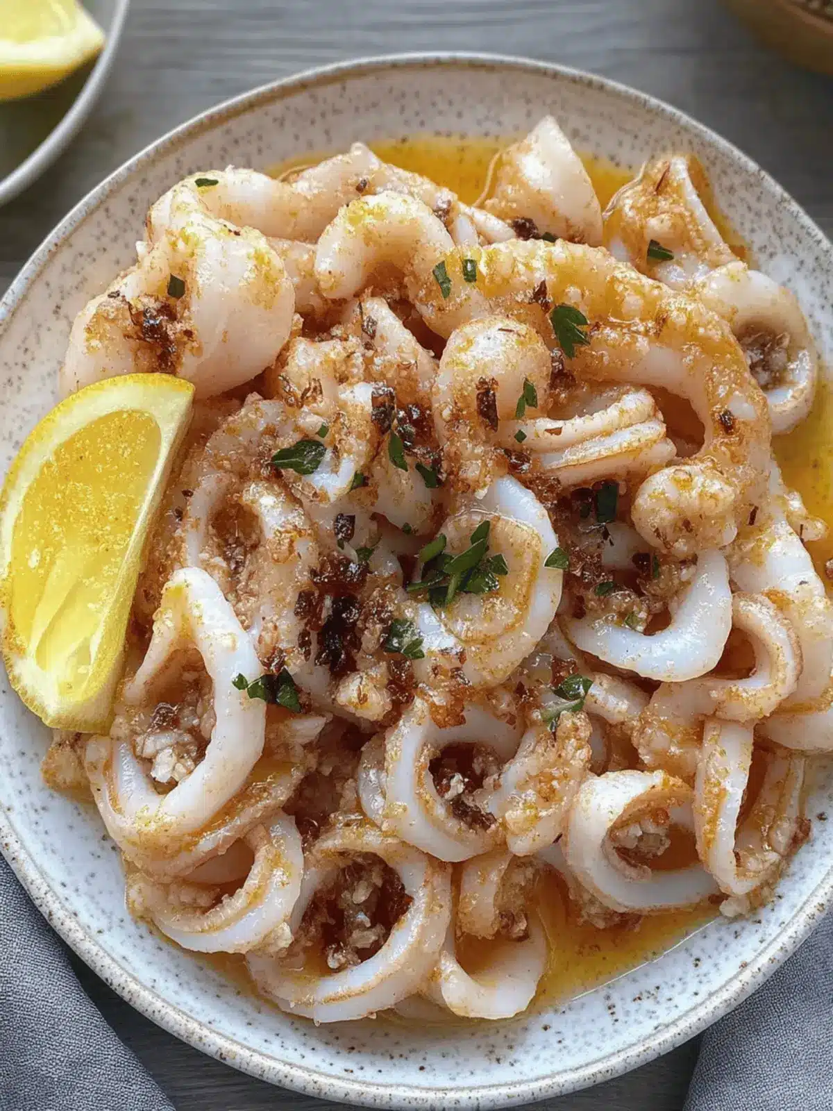 Savory Sauteed Cajun Calamari in 10 Minutes or Less 4 Sauteed Cajun Calamari