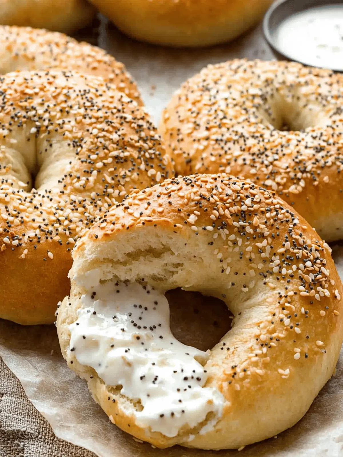 Greek Yogurt Bagels: High-Protein Perfection in 35 Minutes 2 Greek Yogurt Bagels