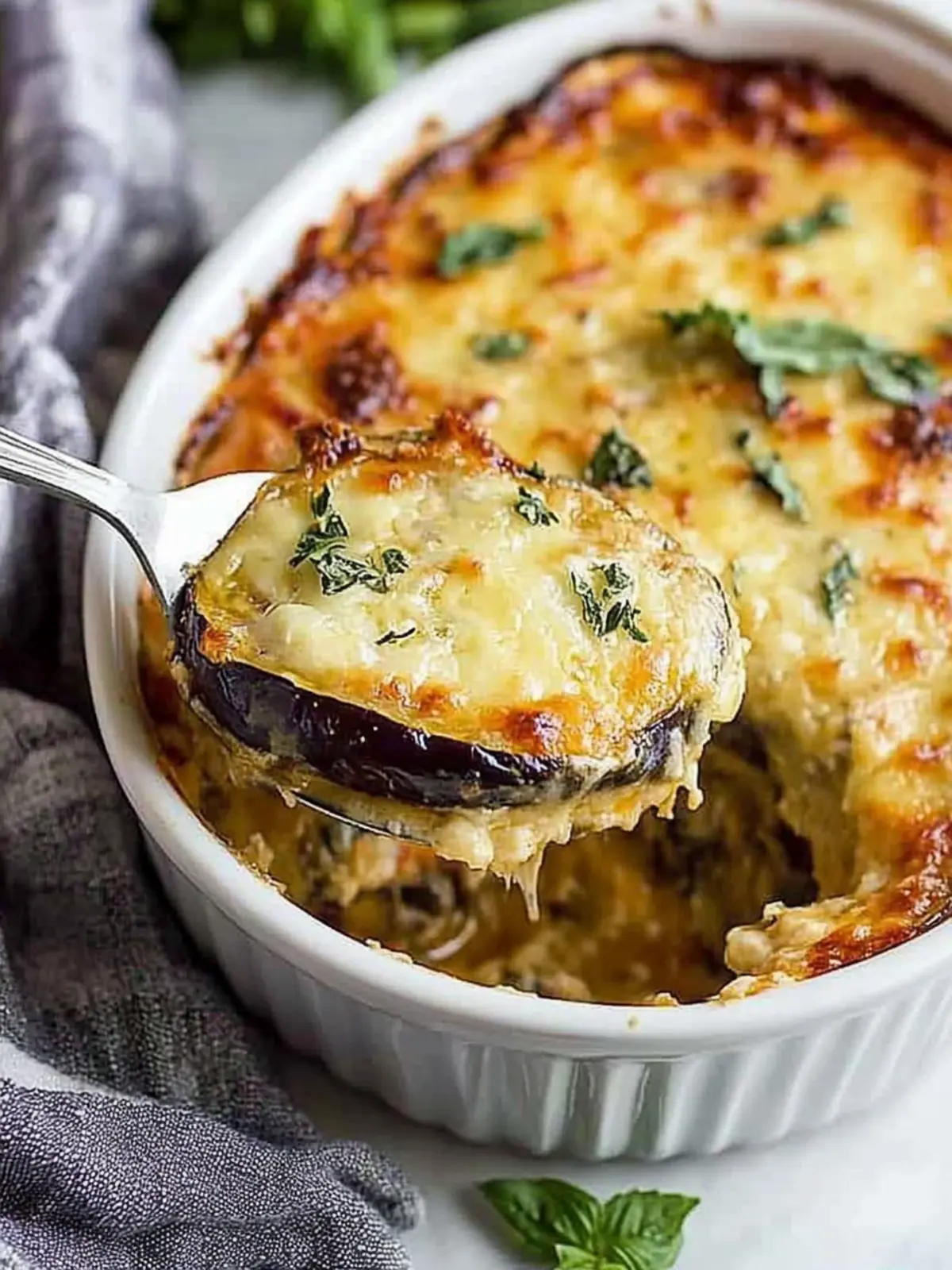 Eggplant Gratin Parmesan: A Flavorful Low Carb Delight 2 Eggplant Gratin Parmesan