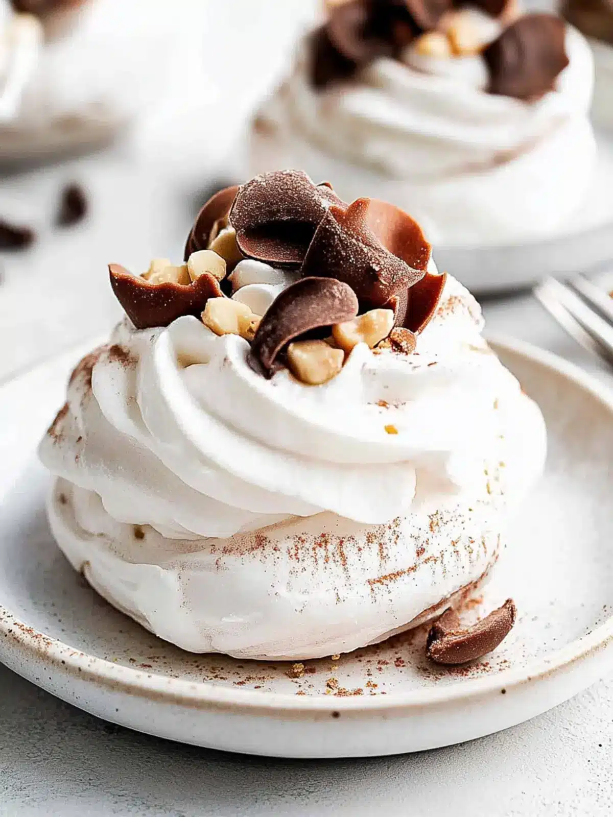 Delightful Mini Pavlova Nests for Coconut Lovers 3 Mini Pavlova Nests