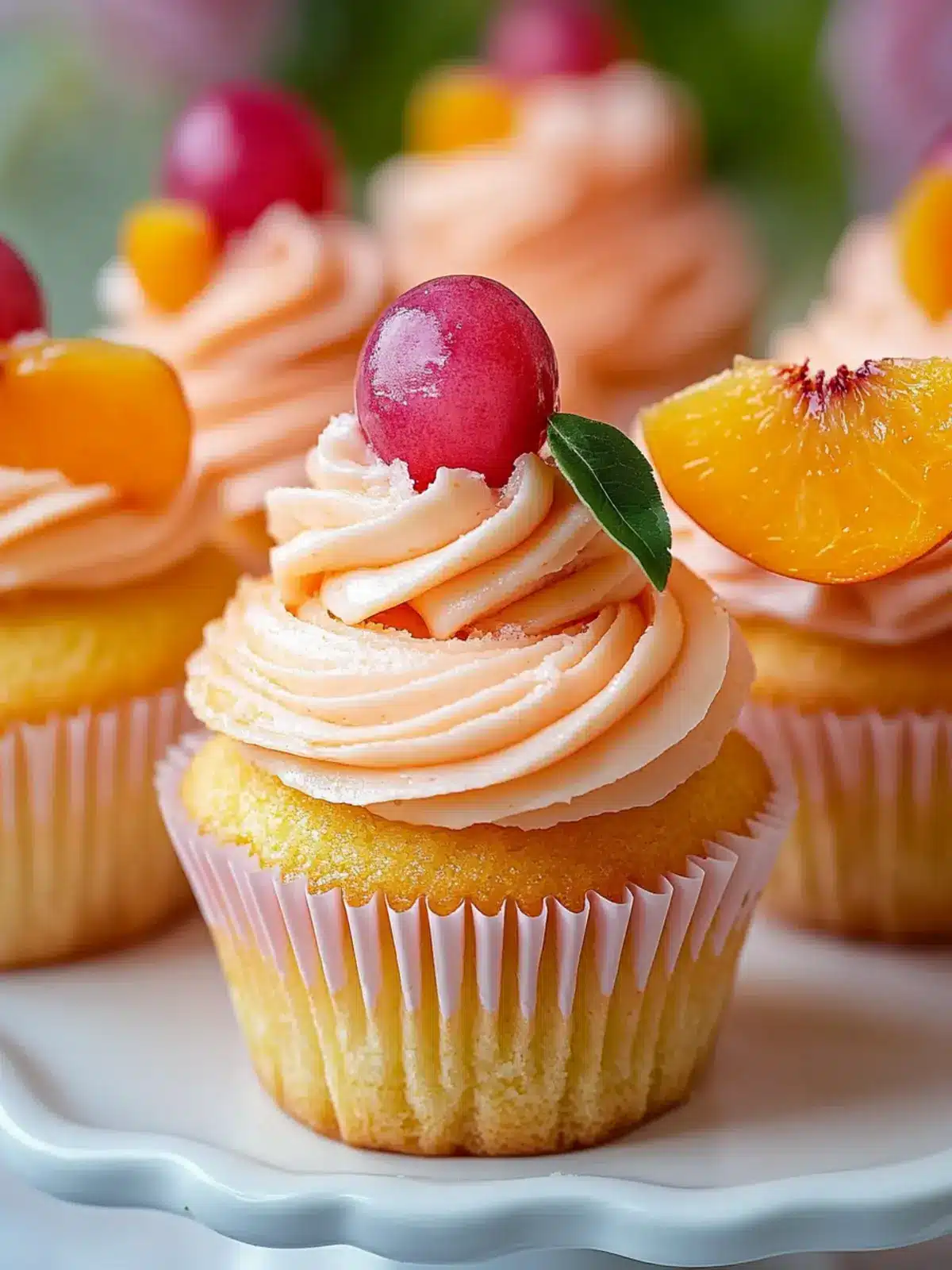 Delicious Peach Bellini Cupcakes for Your Next Celebration 3 Peach Bellini Cupcakes