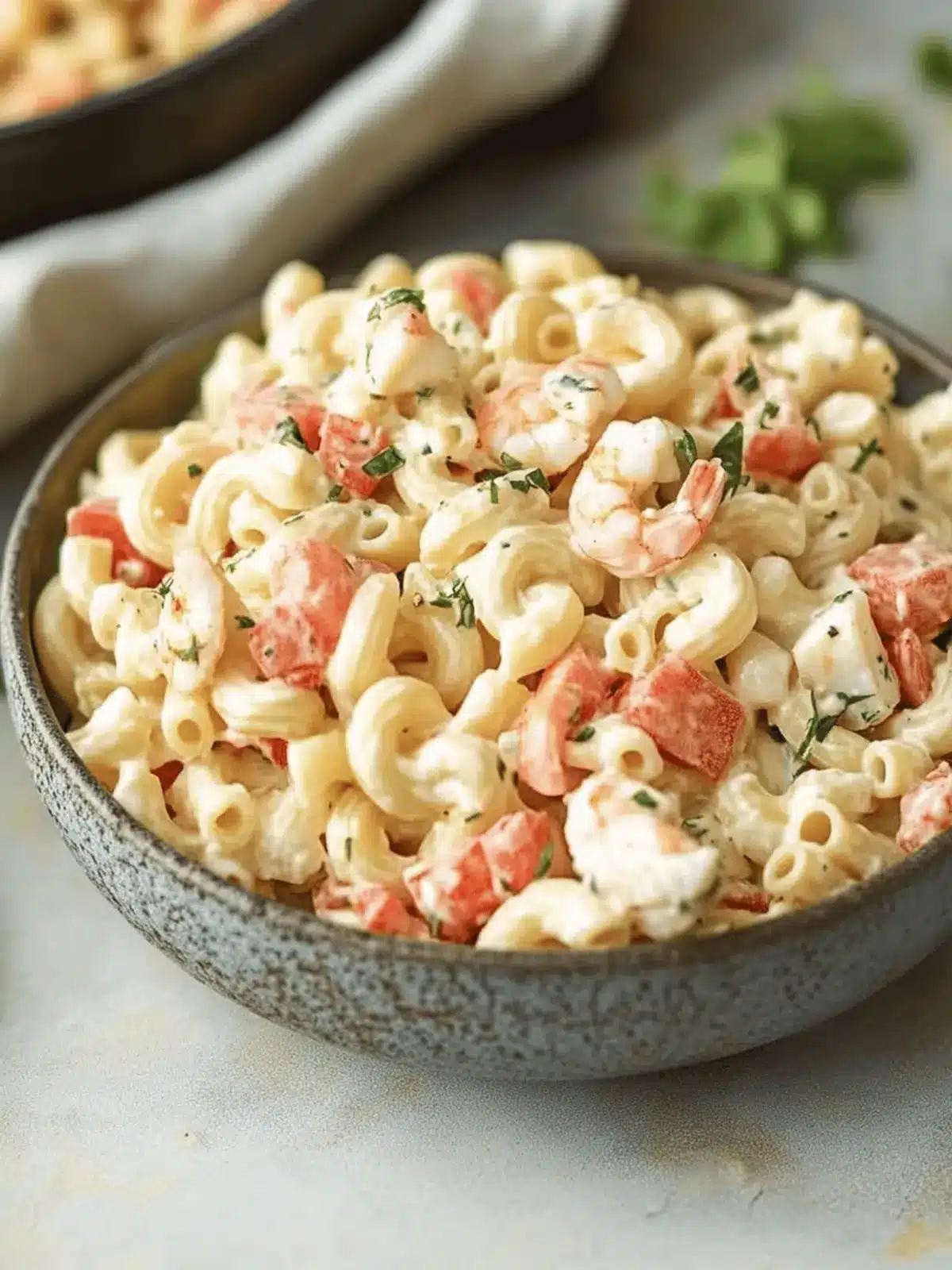 Delicious Seafood Macaroni Salad for Your Summer Feast 2 Seafood Macaroni Salad