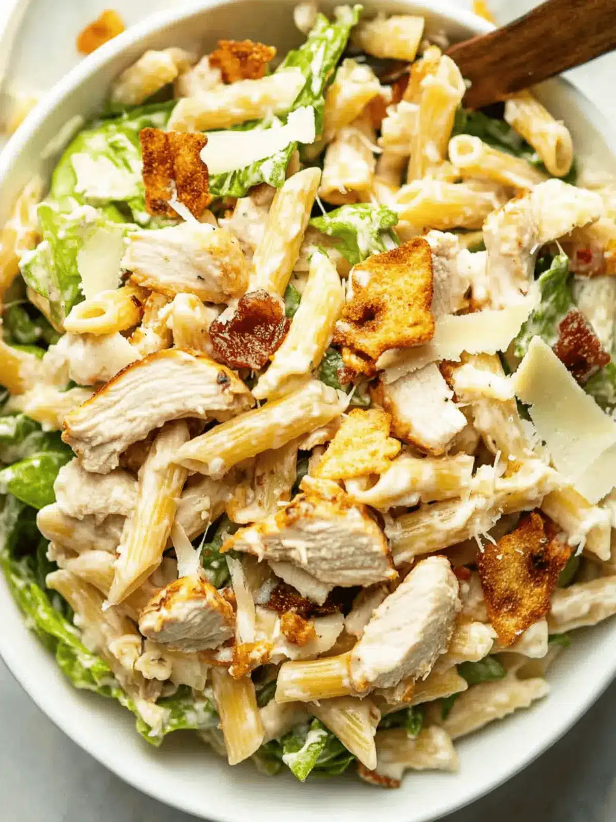 Easy Chicken Caesar Pasta Salad: Your New Go-To Weeknight Meal 2 Chicken Caesar Pasta Salad