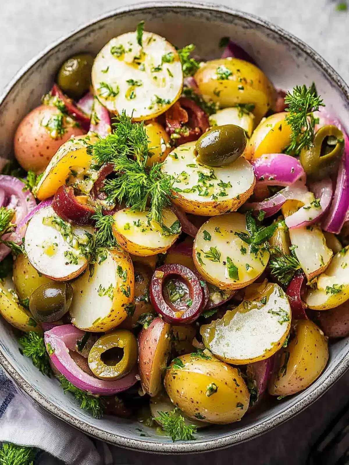 Zesty Olive Greek Potato Salad for a Fresh Flavor Boost 4 Olive Greek Potato Salad