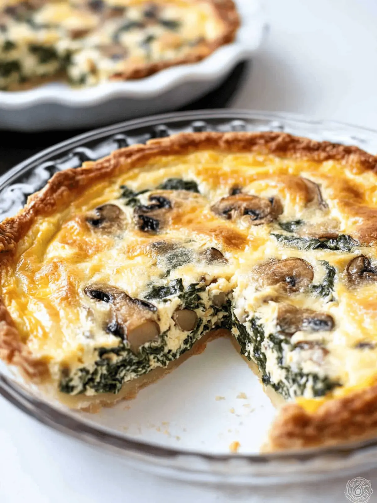 Delicious Spinach Mushroom Quiche for a Cozy Brunch Delight 2 Spinach Mushroom Quiche