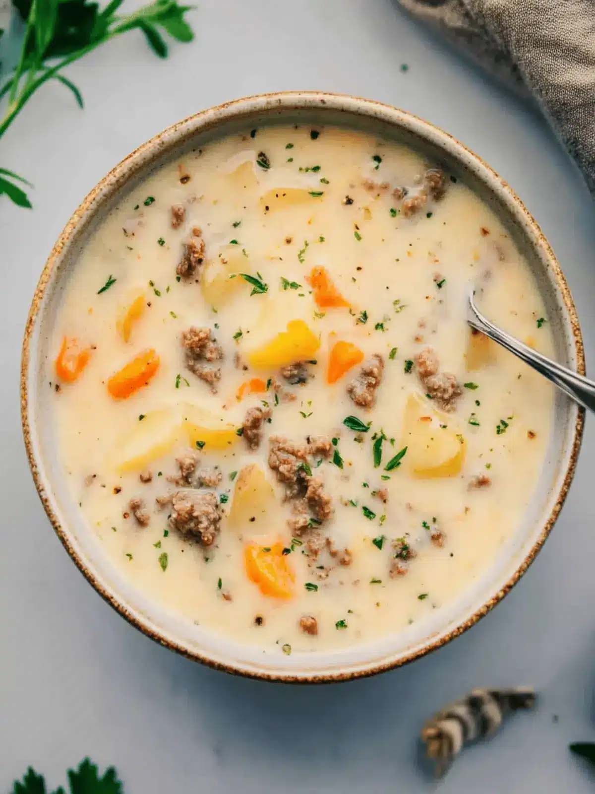 Hearty Sausage Potato Soup for Ultimate Comfort and Flavor 2 Sausage Potato Soup