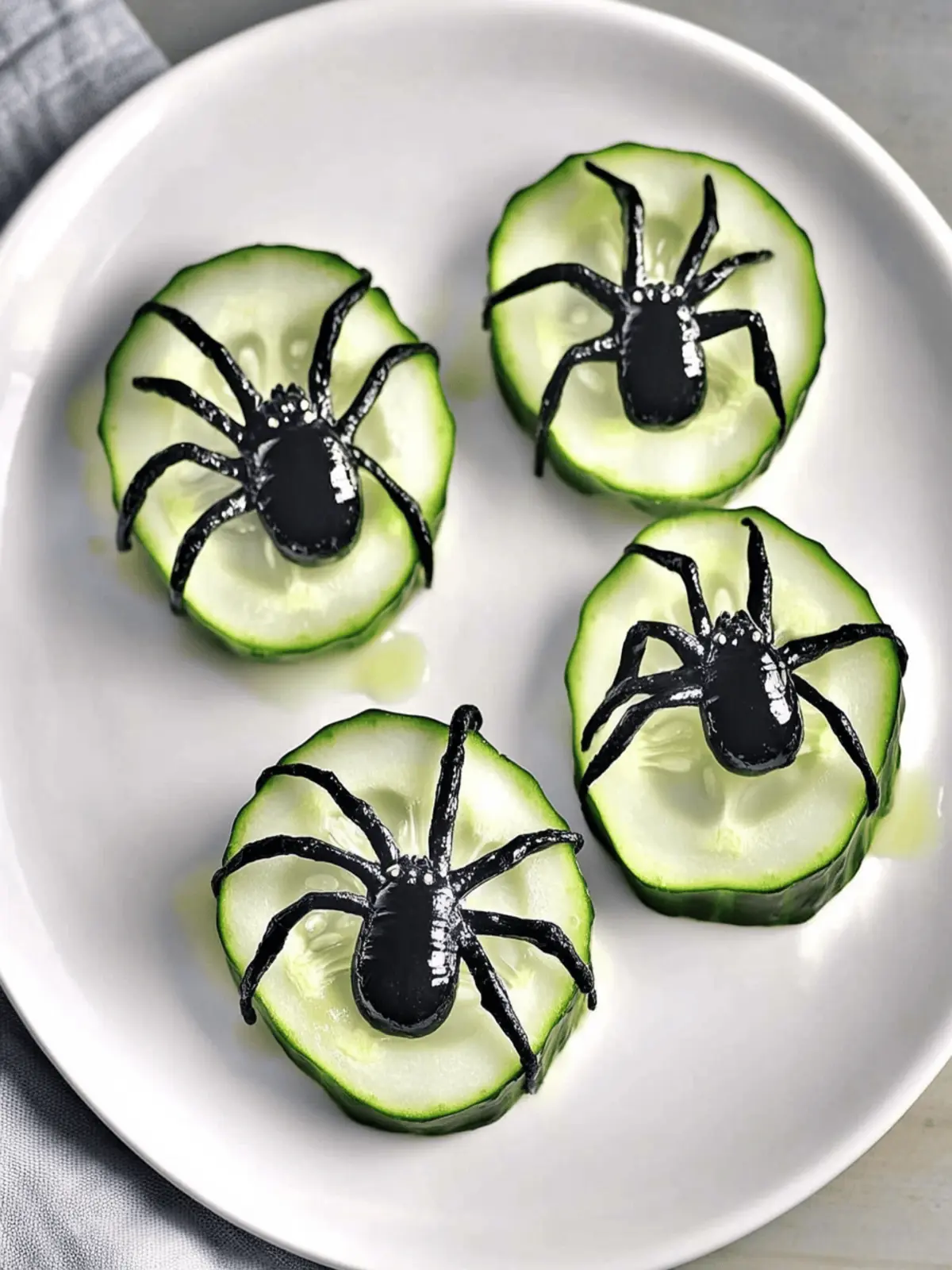 Keto Spider Cucumber Bites That Wow Your Halloween Guests 3 Keto Spider Cucumber