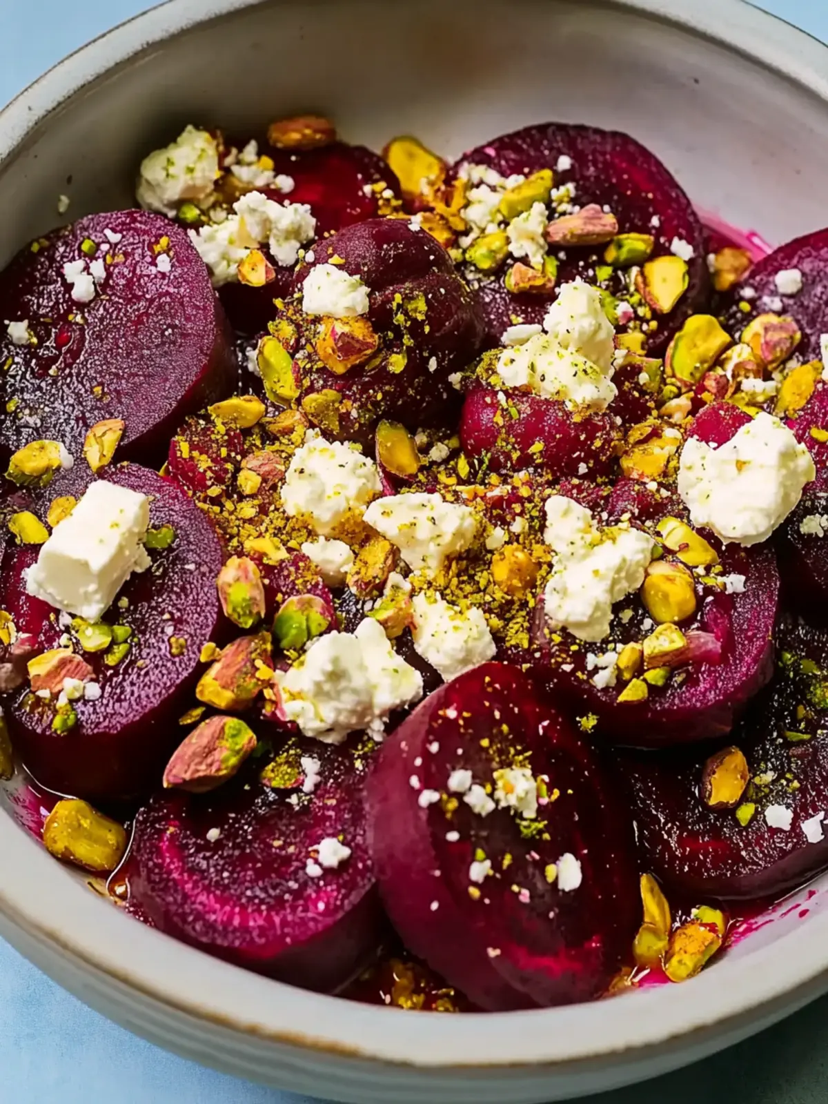 Melting Beets with Feta & Pistachios: A Flavorful Delight 2 Melting Beets with Feta & Pistachios