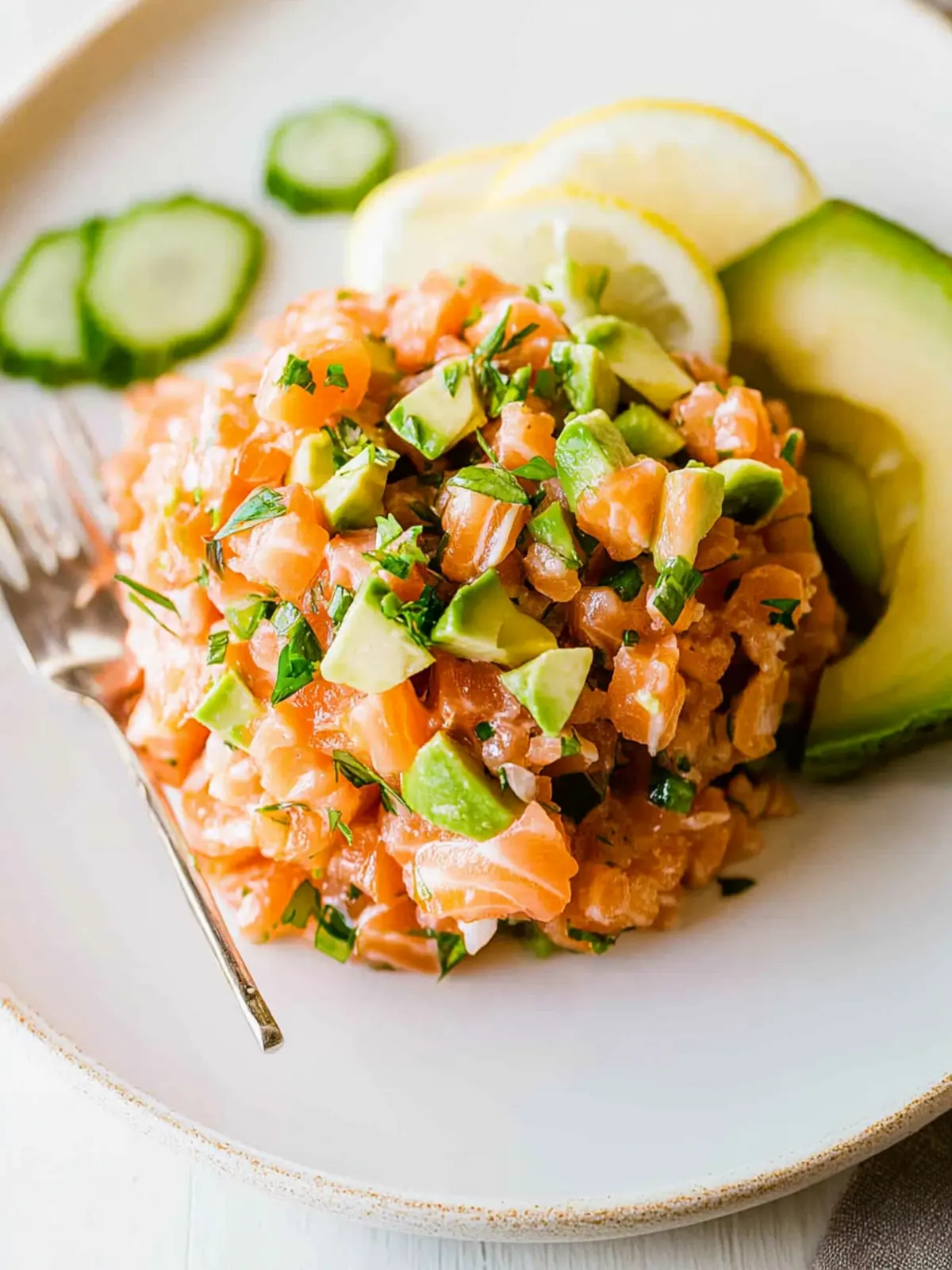 Fresh Salmon Tartare with Avocado: A No-Cook Delight! 4 Fresh Salmon Tartare with Avocado