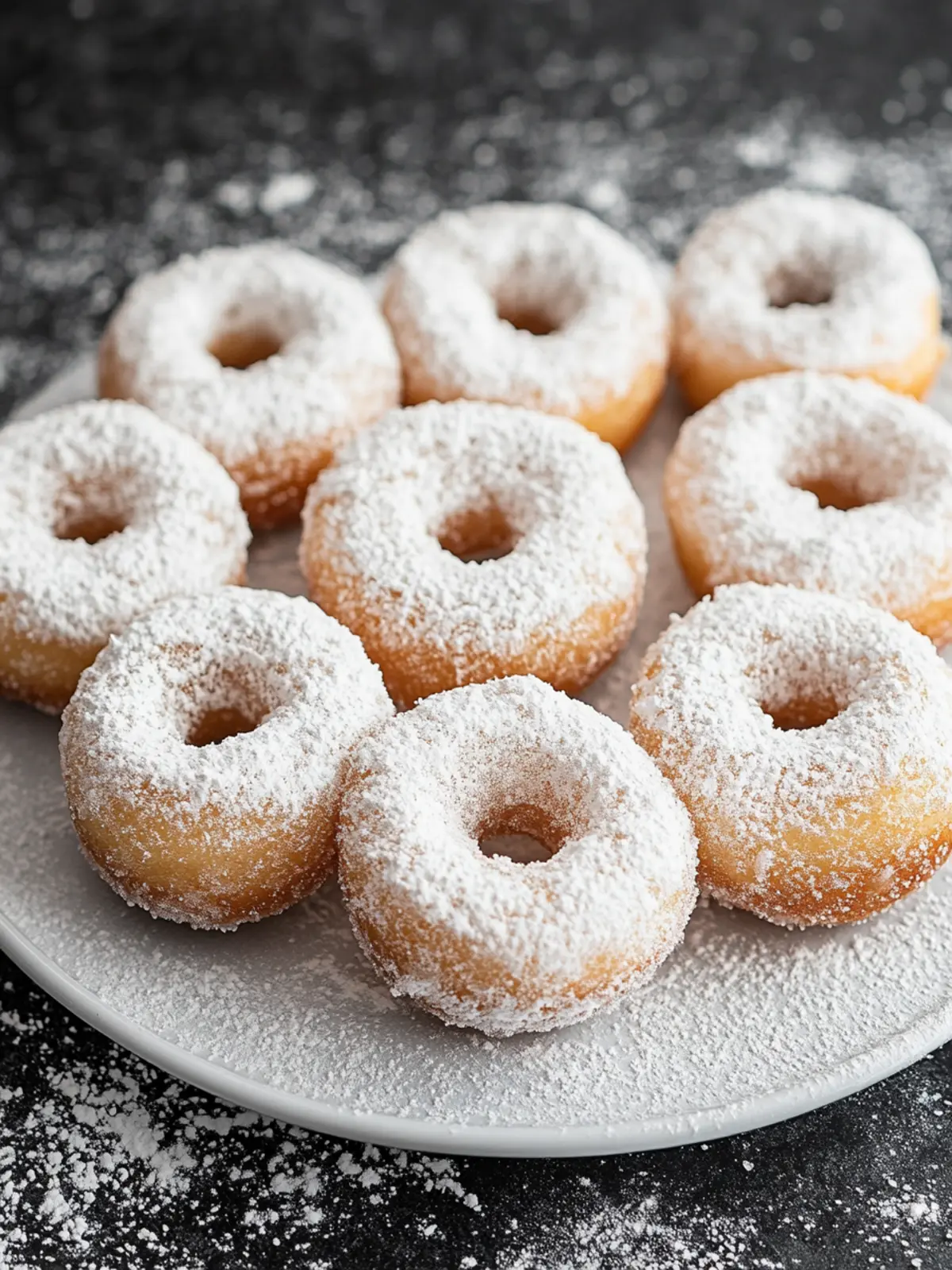 Irresistibly Soft Snowball Donuts Ready in Just 8 Minutes! 4 Snowball Donuts