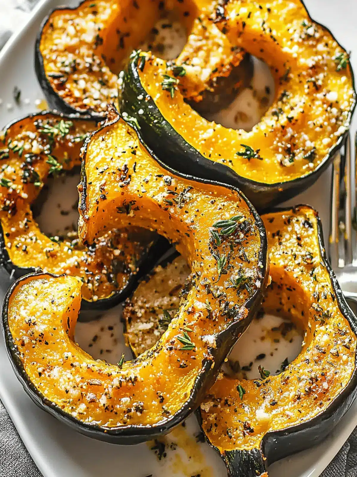 Irresistibly Delicious Parmesan Herb Roasted Acorn Squash 3 Parmesan Herb Roasted Acorn Squash
